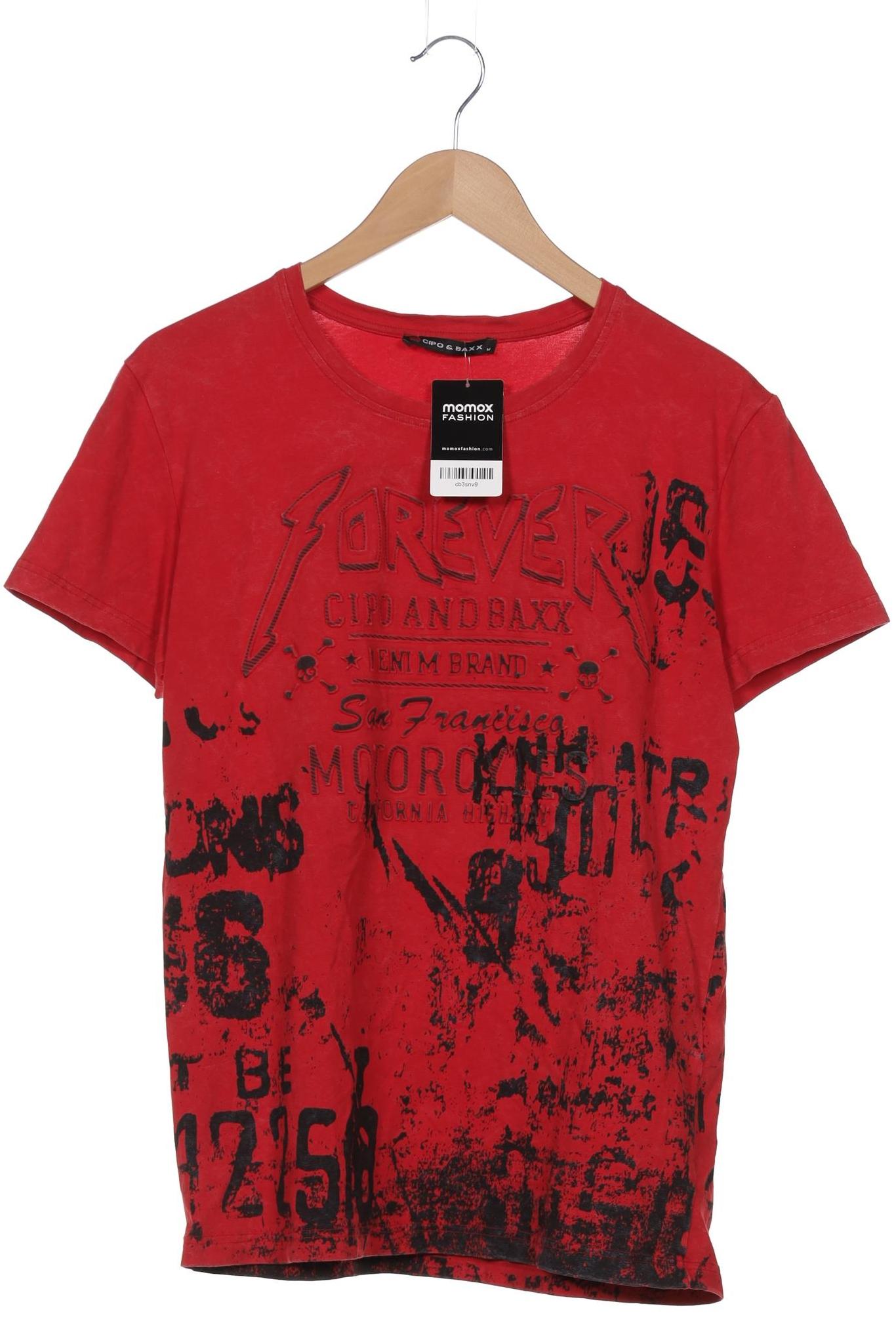 

Cipo & Baxx Herren T-Shirt, rot, Gr. 64