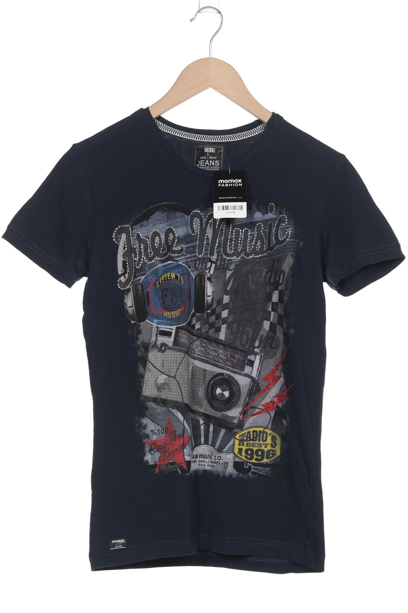 

Cipo & Baxx Herren T-Shirt, marineblau, Gr. 52