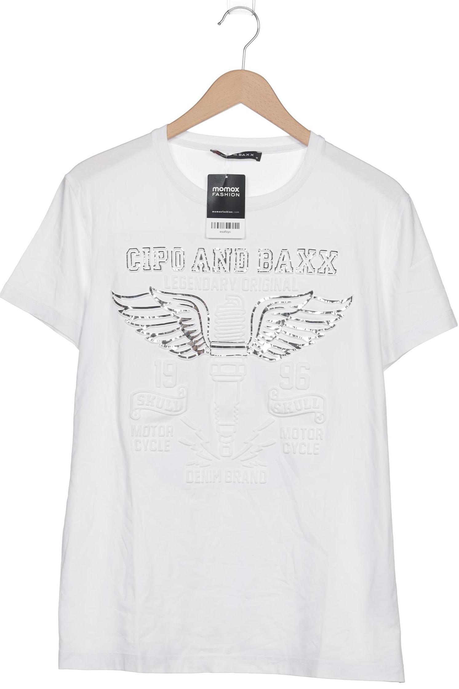

Cipo & Baxx Herren T-Shirt, weiß, Gr. 48