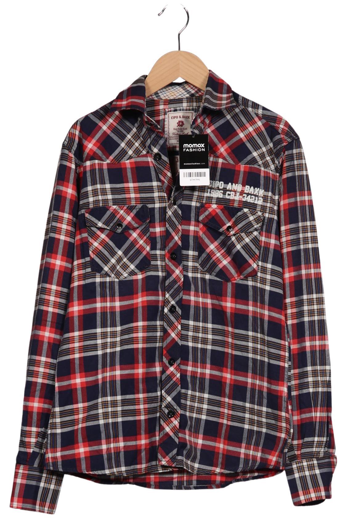 

Cipo & Baxx Herren Hemd, marineblau, Gr. 46