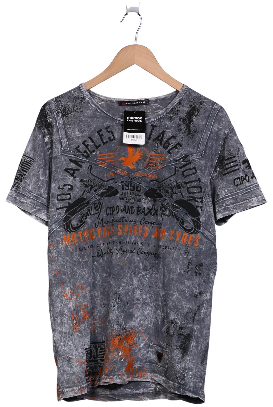 

Cipo & Baxx Herren T-Shirt, grau, Gr. 52