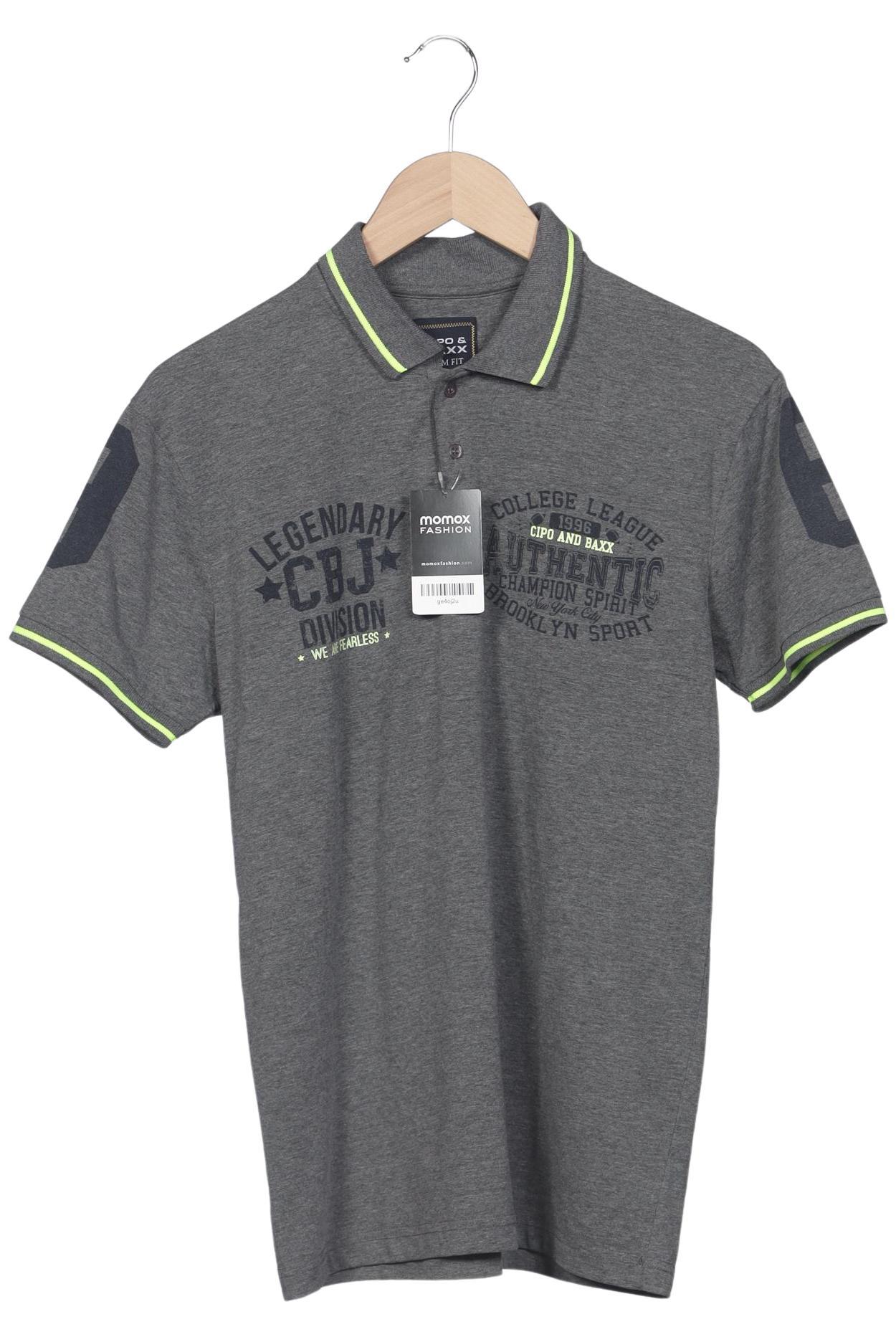 

Cipo & Baxx Herren Poloshirt, grau, Gr. 48