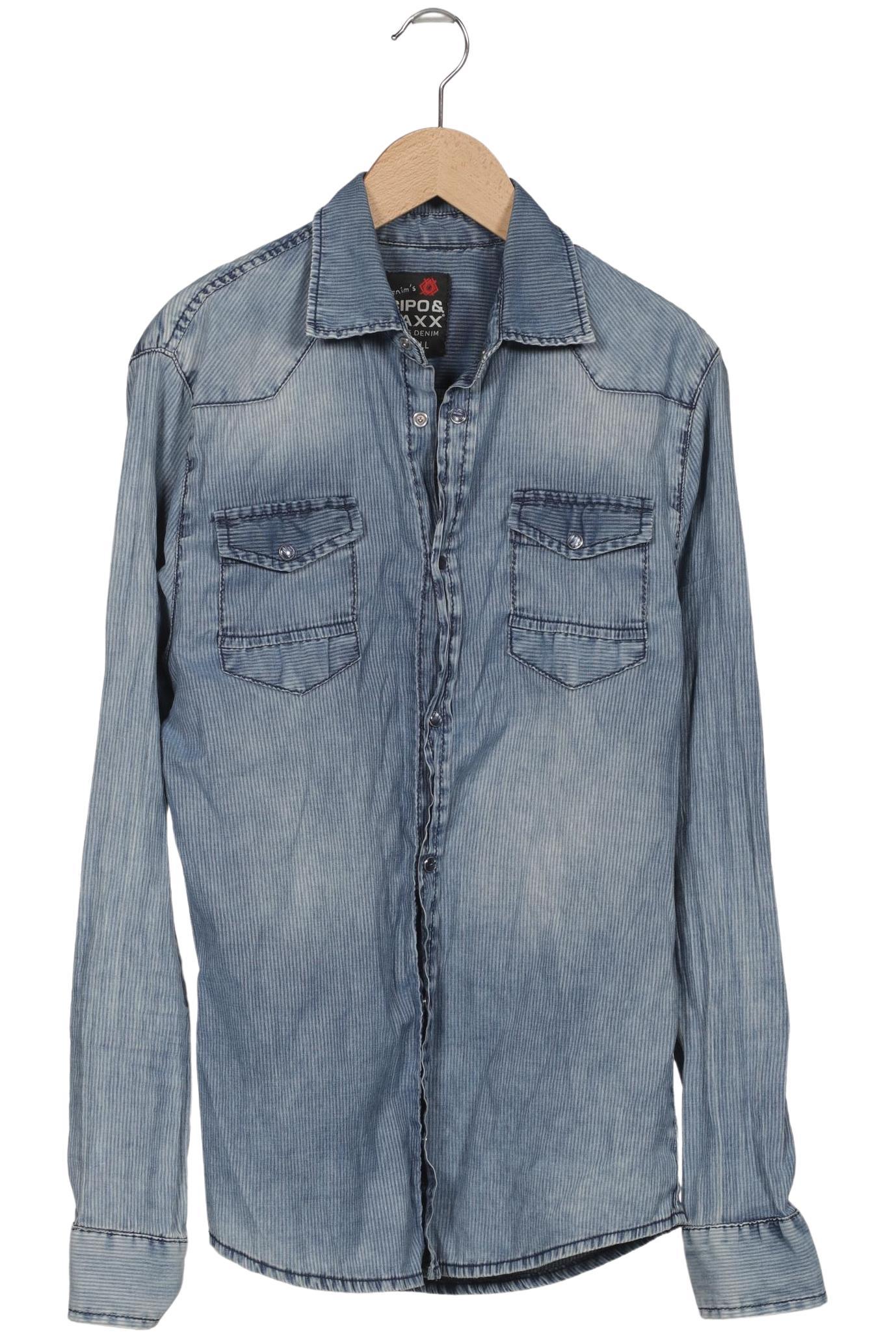 

Cipo & Baxx Herren Hemd, blau, Gr. 46