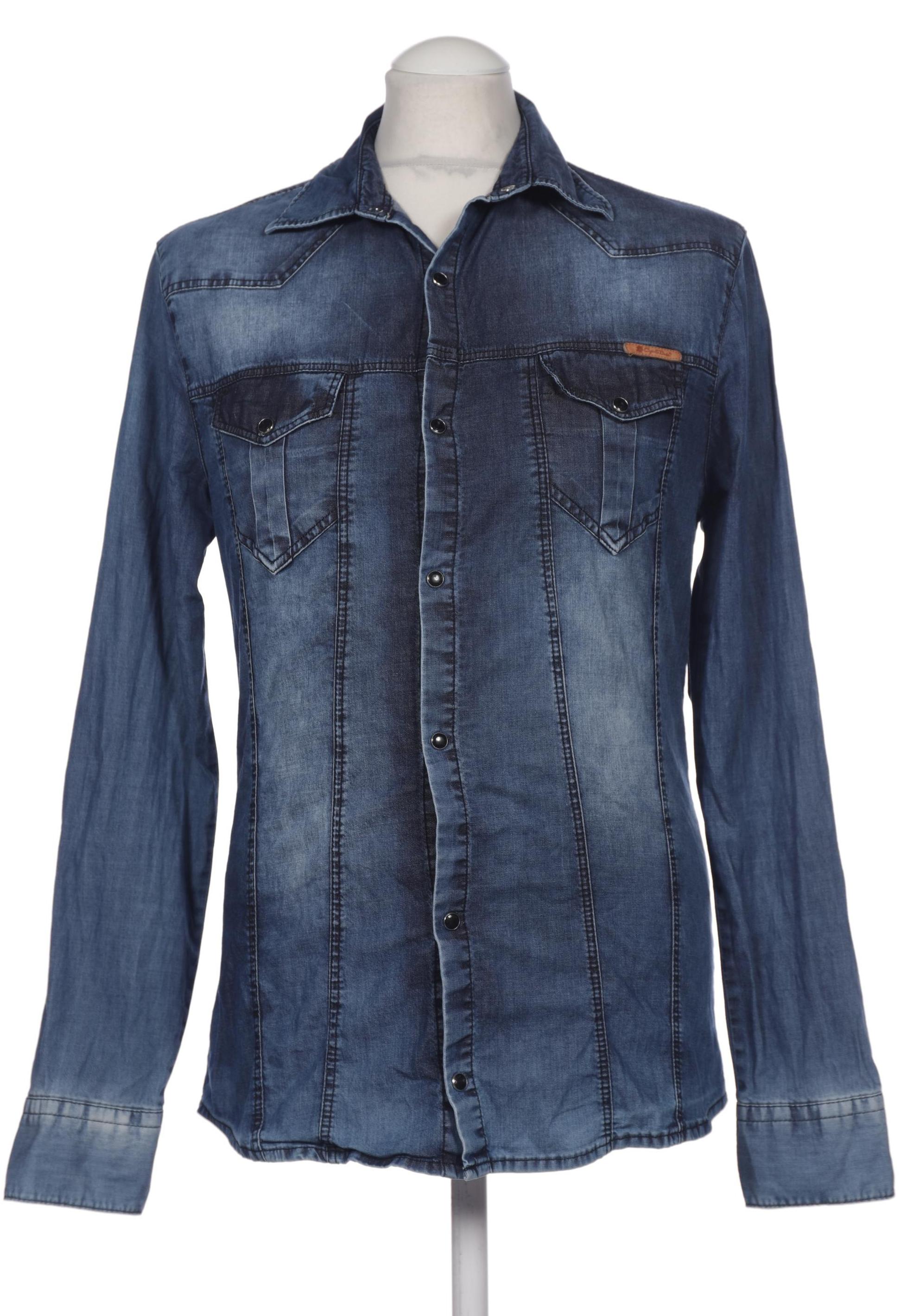 

Cipo & Baxx Herren Hemd, marineblau