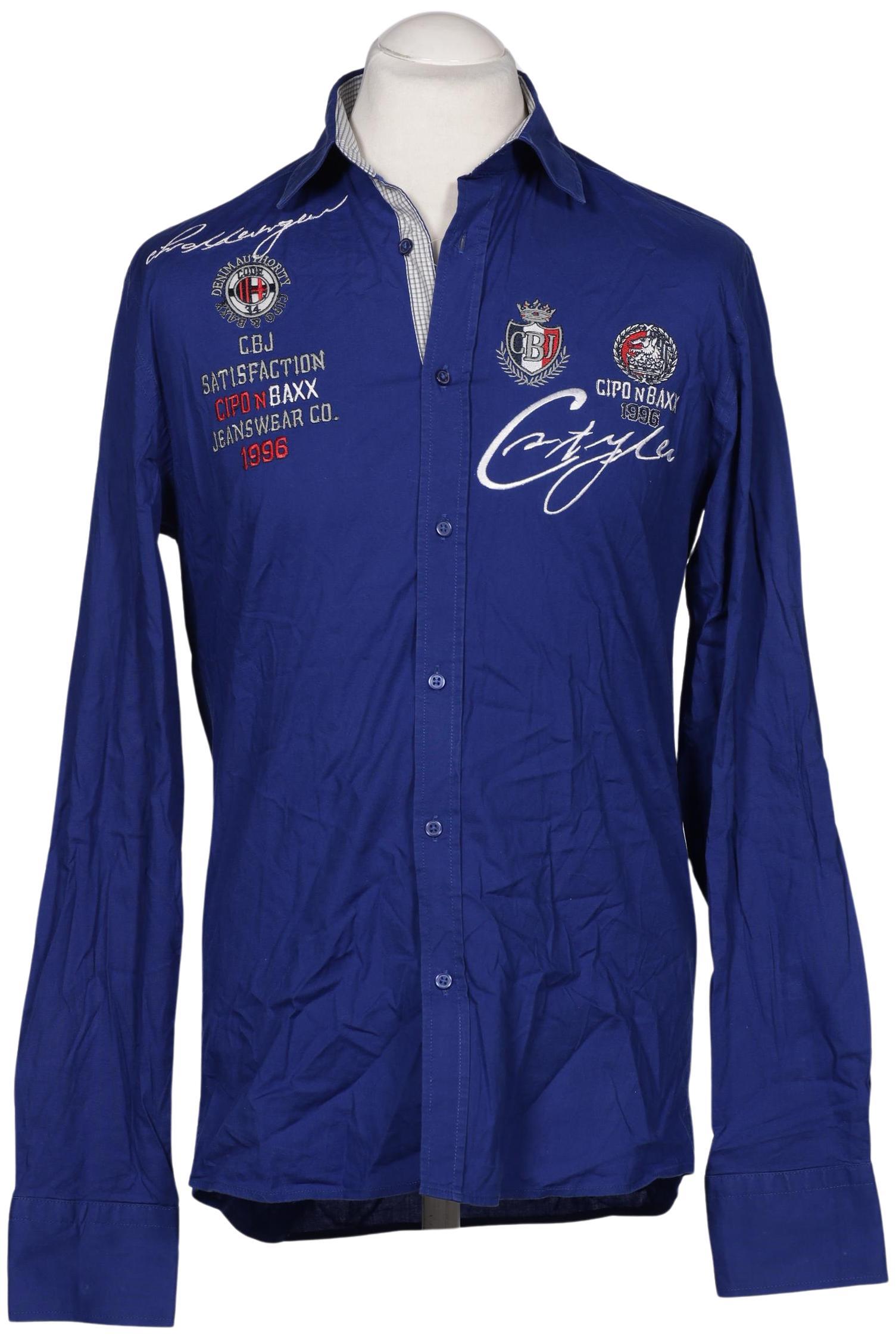 

Cipo & Baxx Herren Hemd, blau, Gr. 48