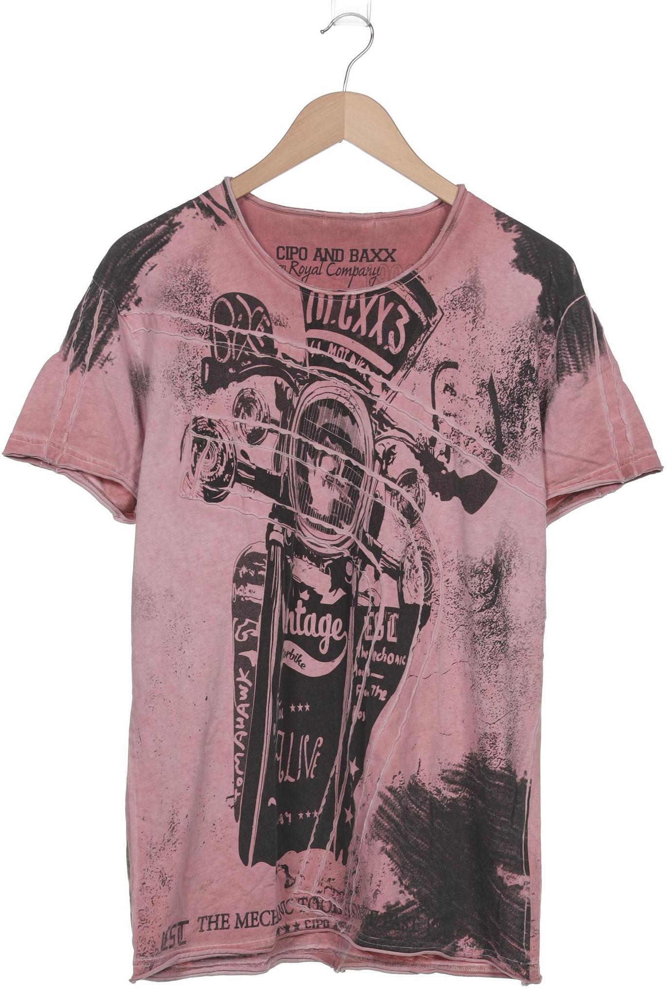 

Cipo & Baxx Herren T-Shirt, pink, Gr. 56