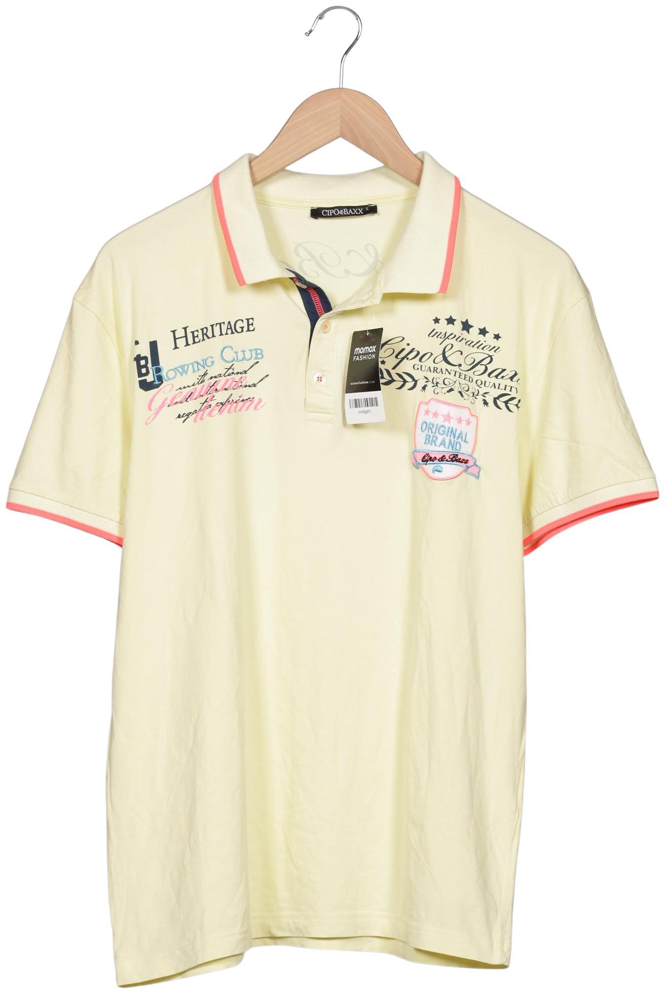 

Cipo & Baxx Herren Poloshirt, gelb, Gr. 52