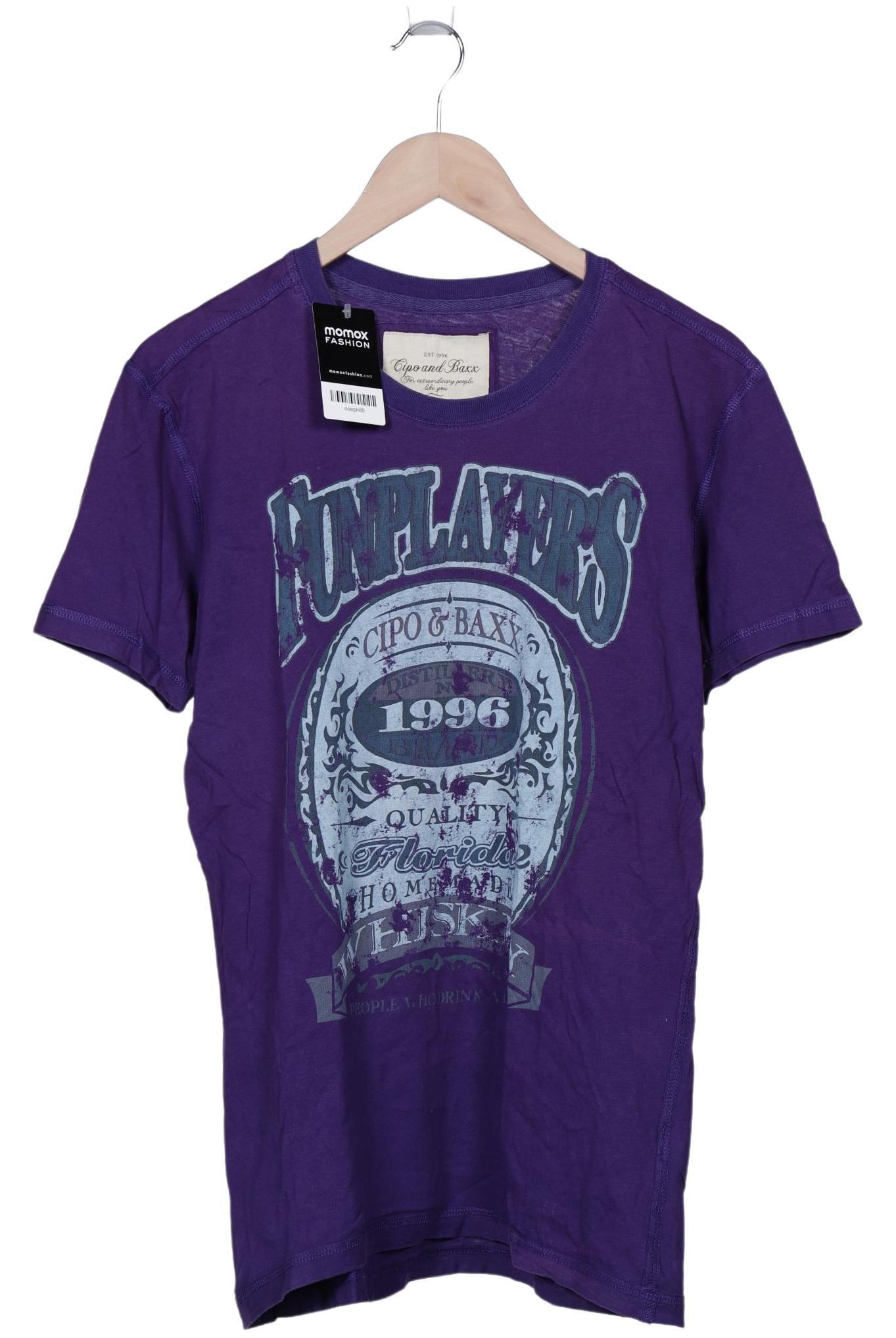 

Cipo & Baxx Herren T-Shirt, flieder, Gr. 52