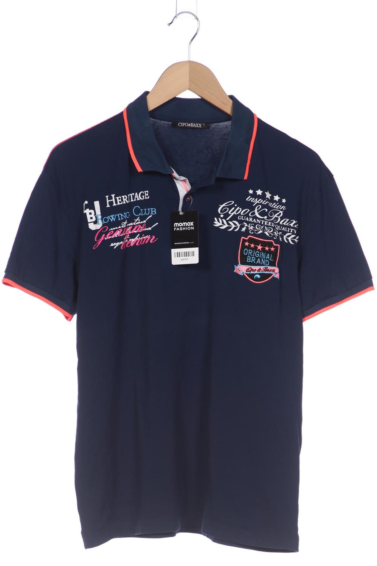 

Cipo & Baxx Herren Poloshirt, marineblau, Gr. 52
