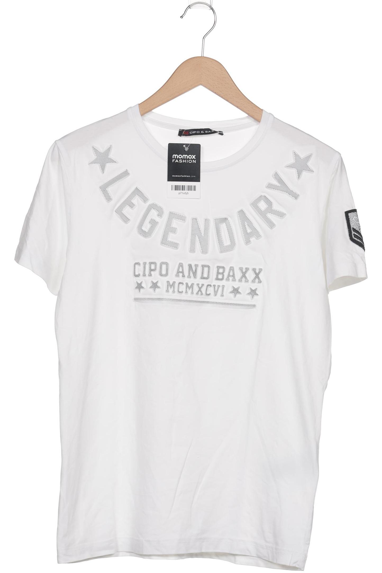 

Cipo & Baxx Herren T-Shirt, weiß, Gr. 48