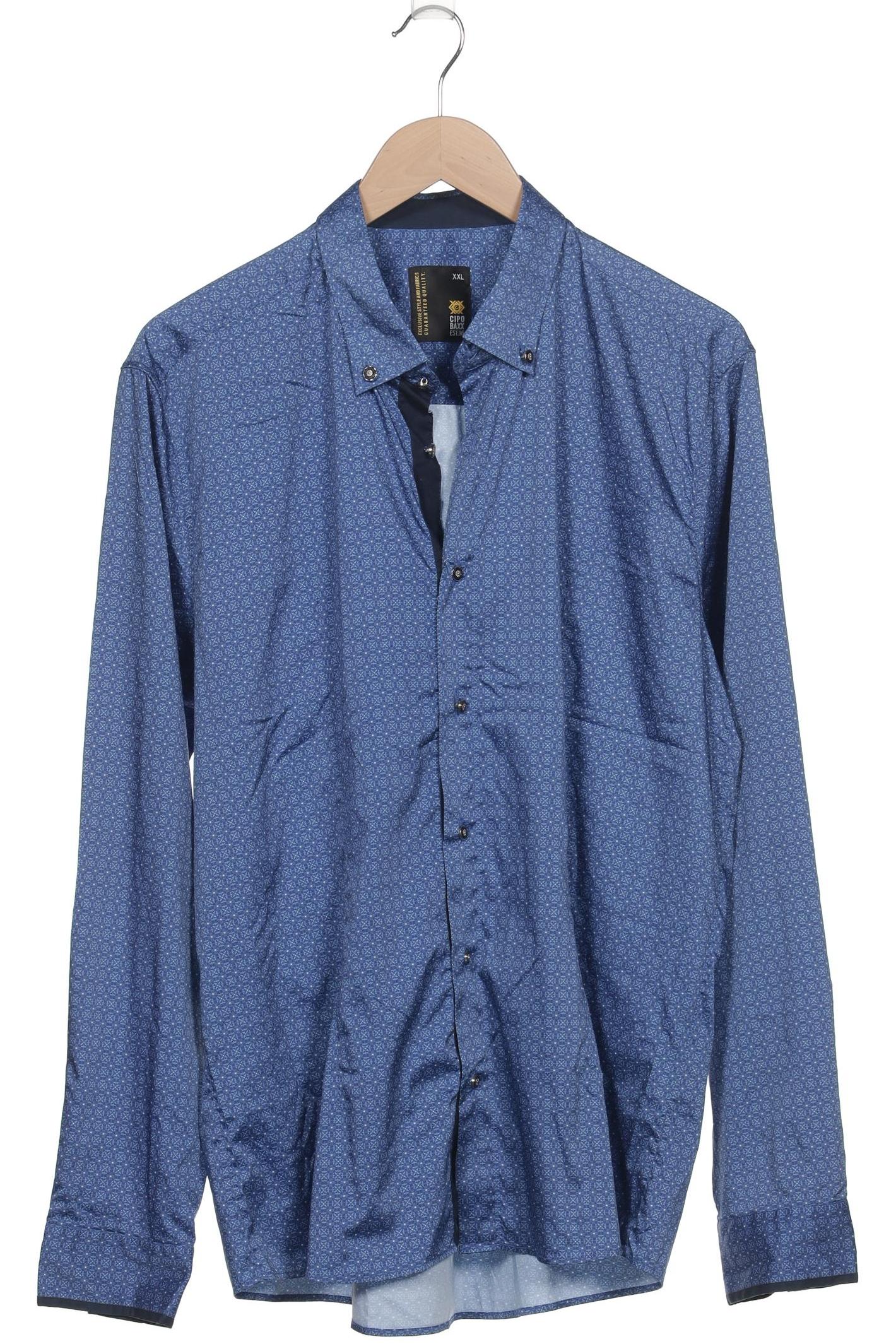 

Cipo & Baxx Herren Hemd, marineblau, Gr. 56