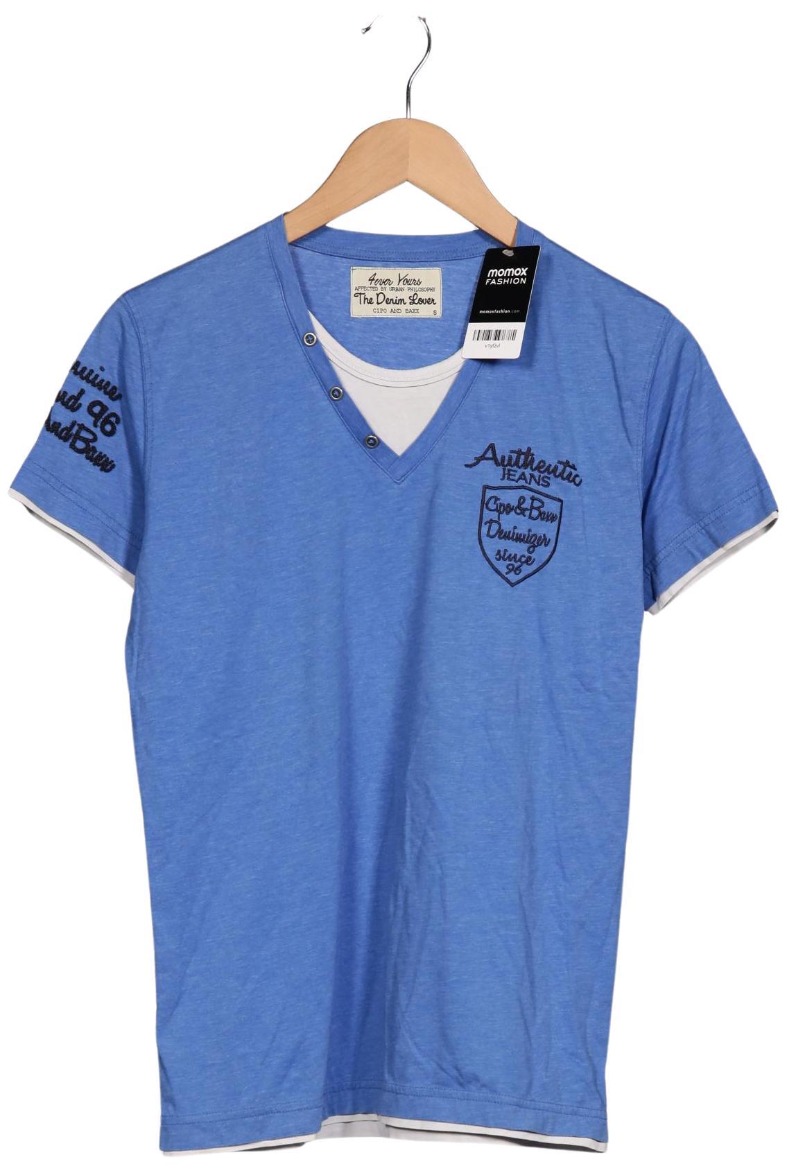 

Cipo & Baxx Herren T-Shirt, blau, Gr. 46
