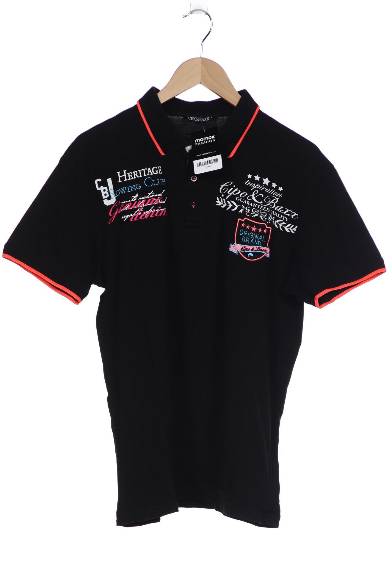 

Cipo & Baxx Herren Poloshirt, schwarz, Gr. 52