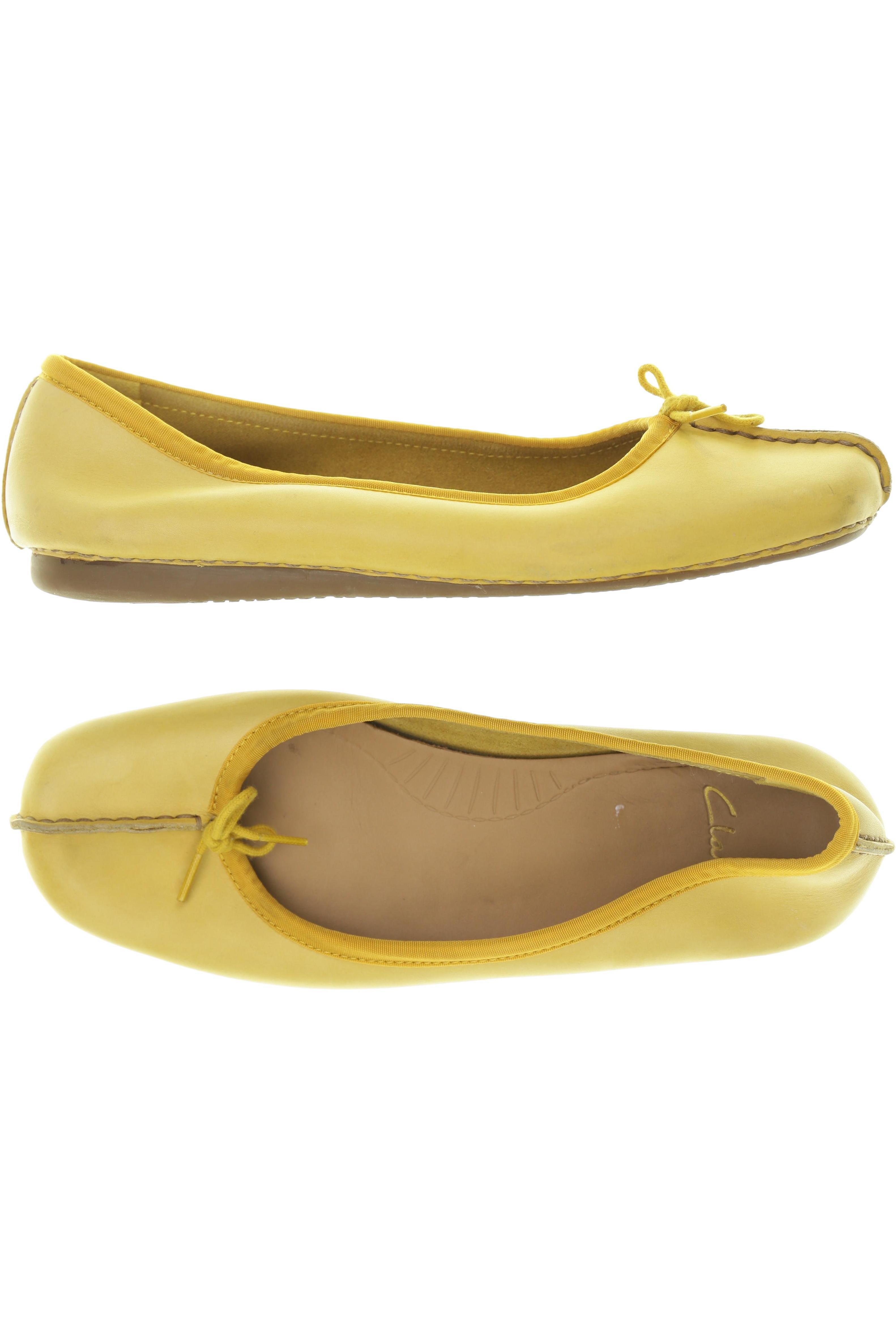 

Clarks Damen Ballerinas, gelb, Gr. 6.5