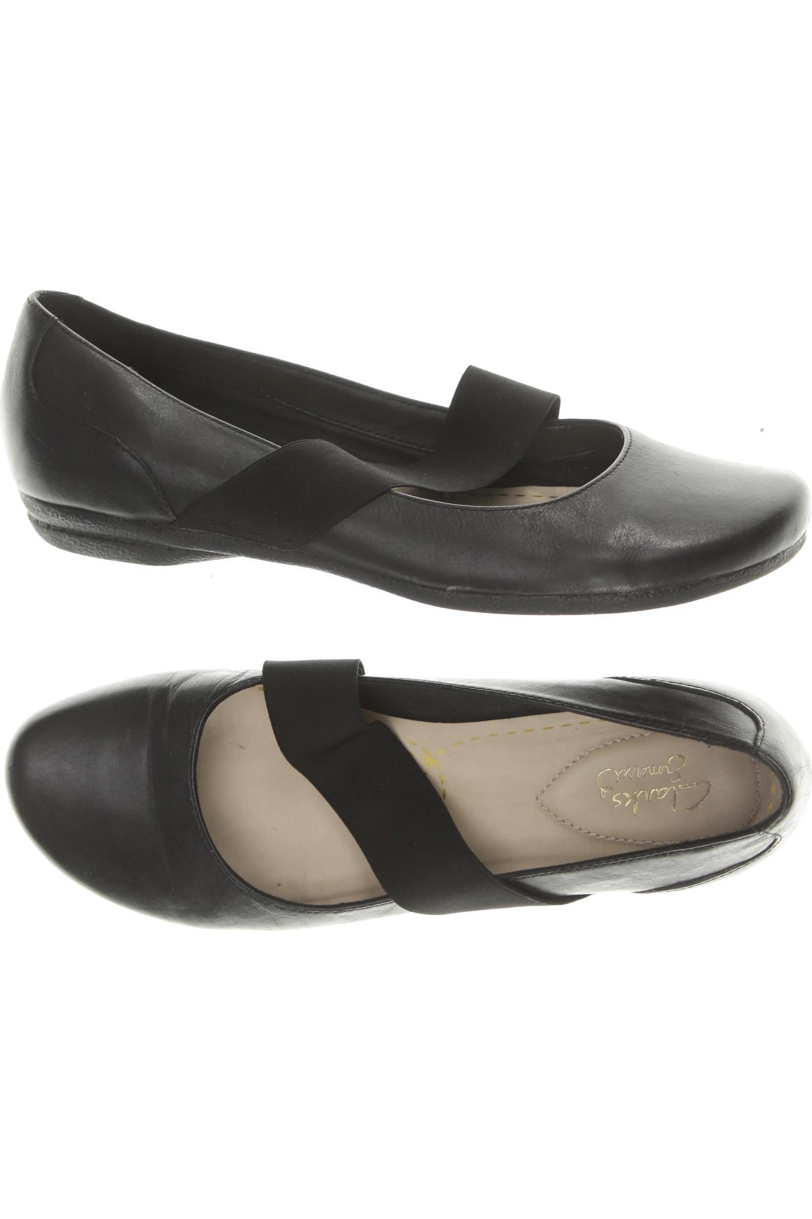 

Clarks Damen Ballerinas, schwarz, Gr. 5
