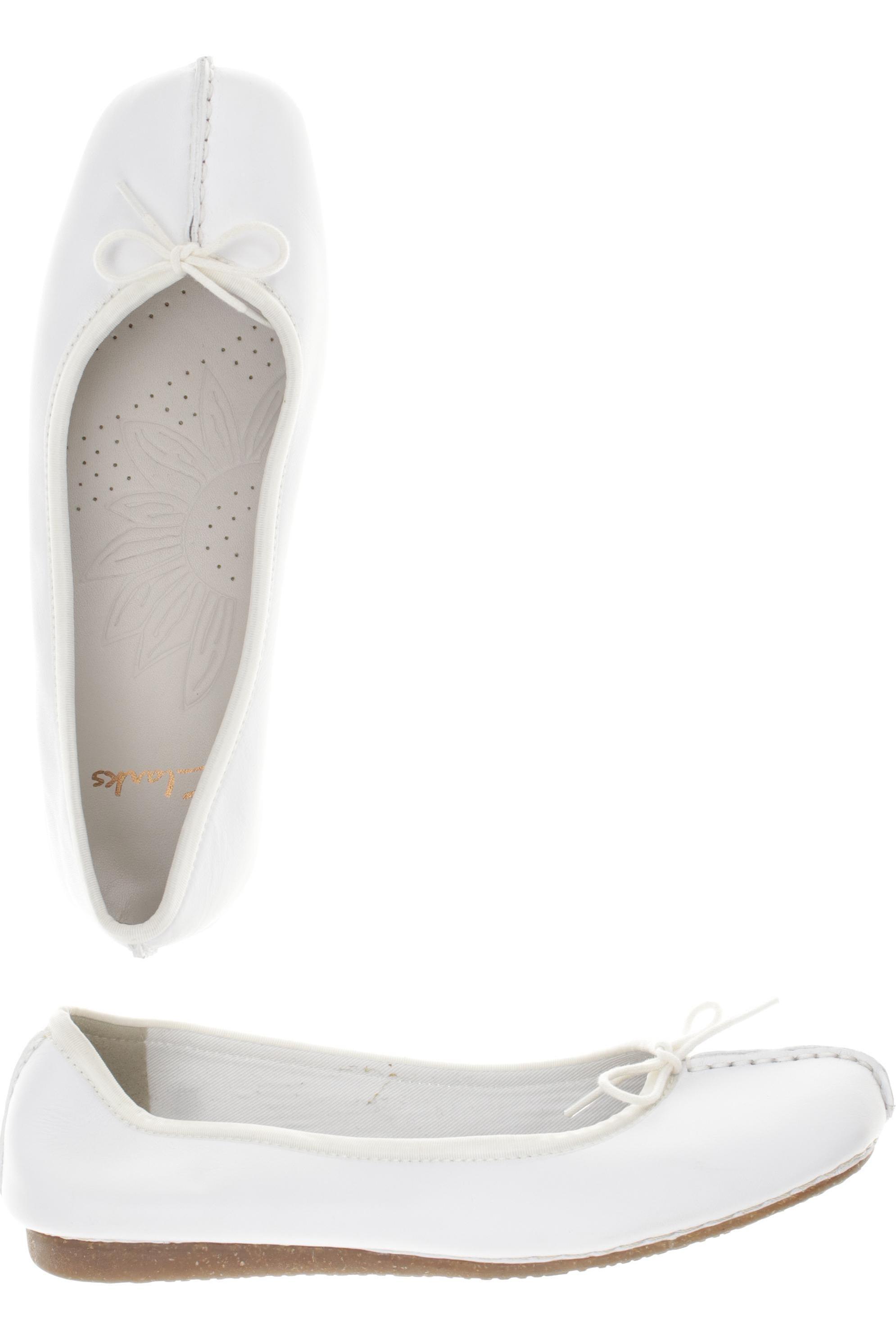 

Clarks Damen Ballerinas, weiß, Gr. 6