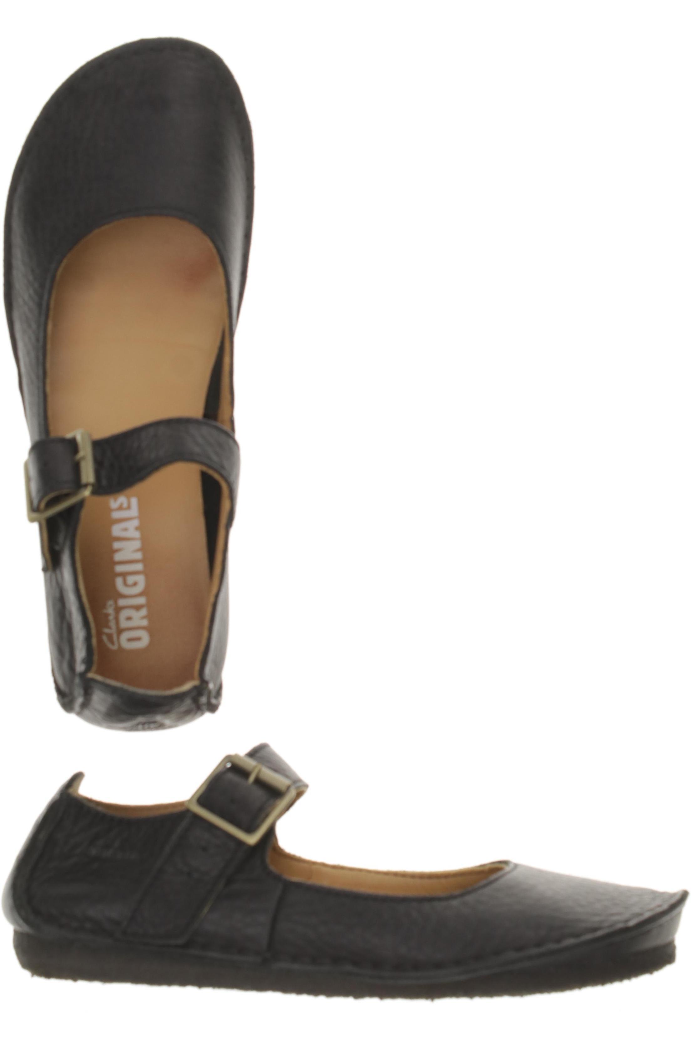 

Clarks Damen Ballerinas, schwarz, Gr. 5.5