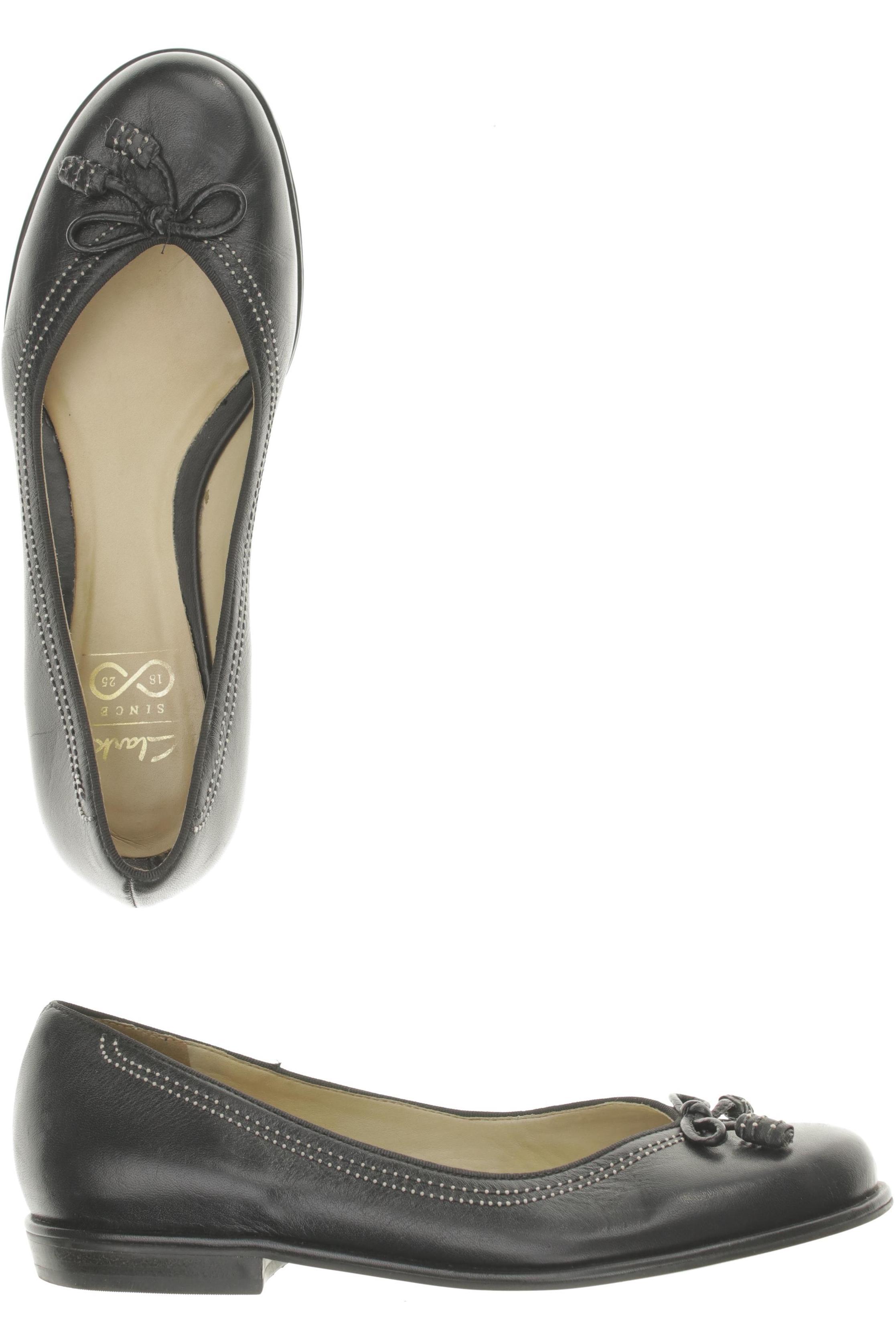 

Clarks Damen Ballerinas, schwarz, Gr. 5
