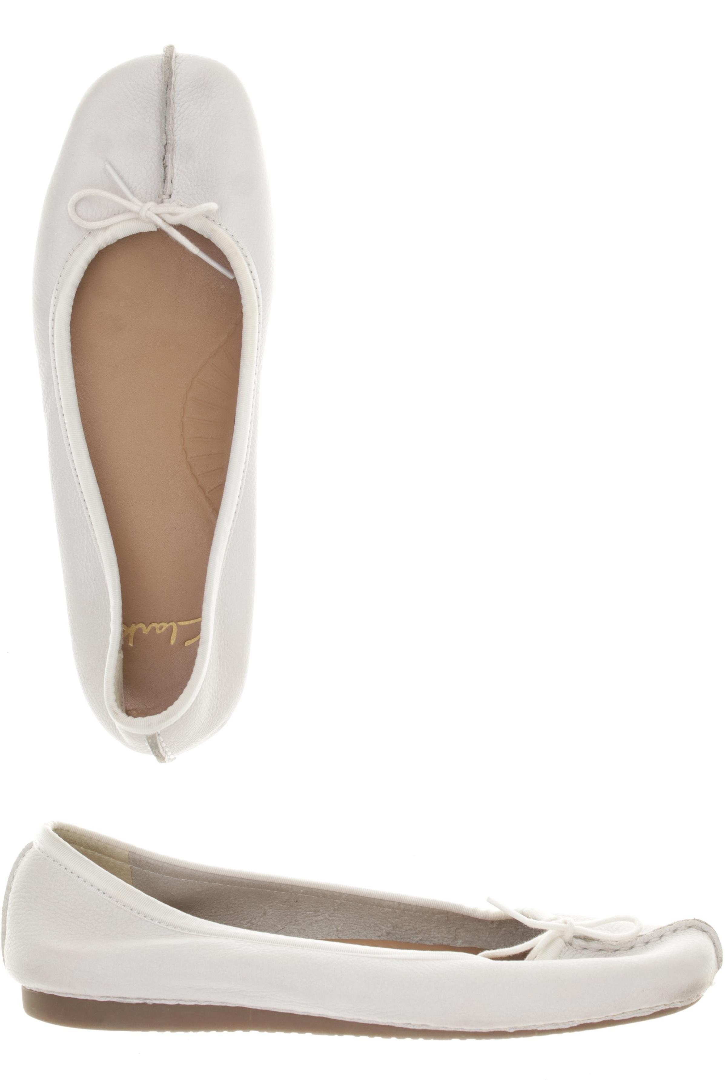 

Clarks Damen Ballerinas, weiß, Gr. 6