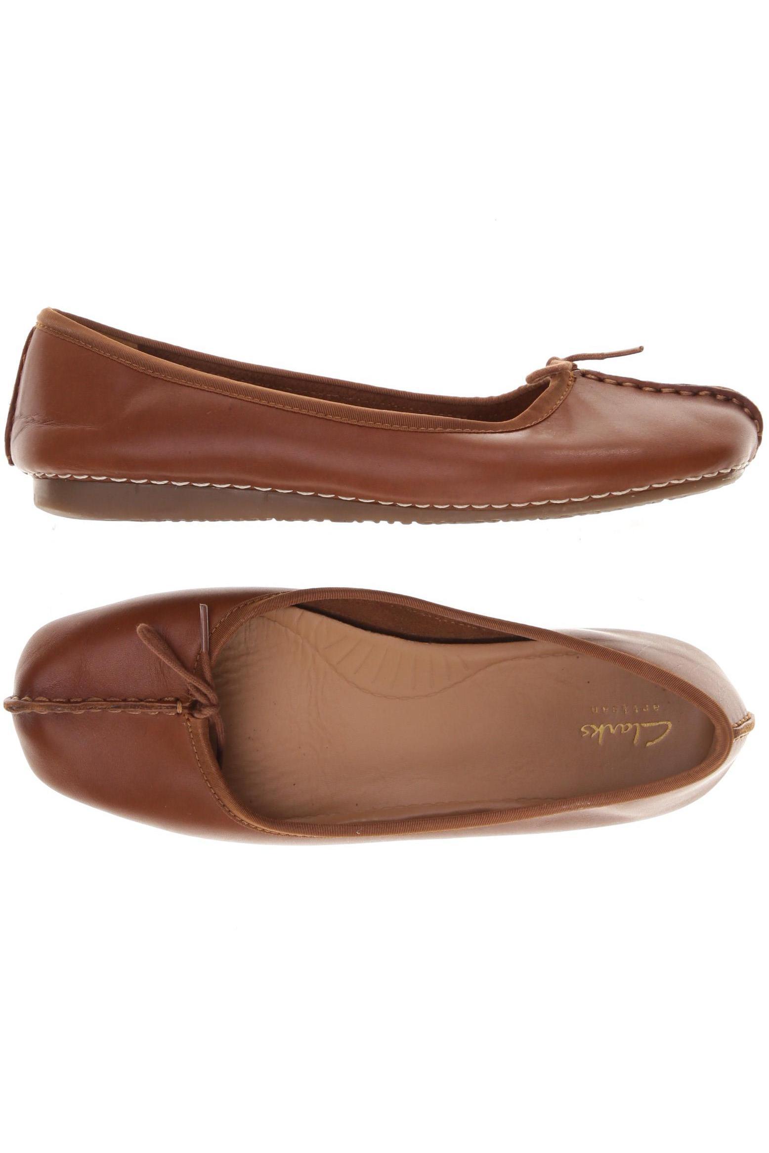 

Clarks Damen Ballerinas, braun, Gr. 39.5