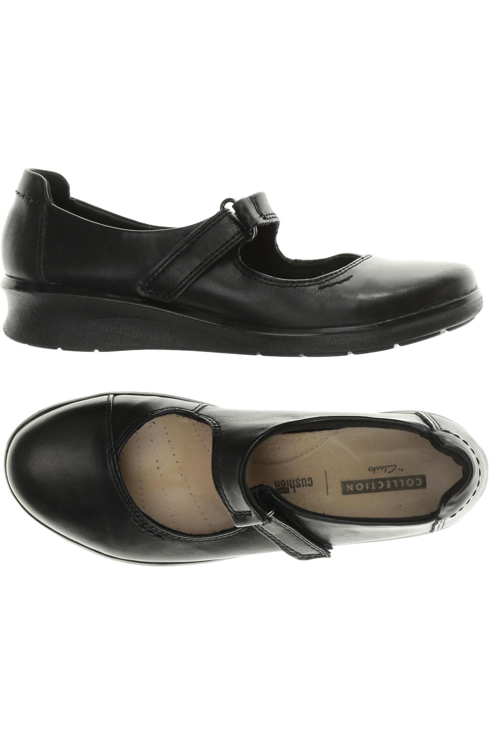 

Clarks Damen Halbschuh, schwarz, Gr. 35.5