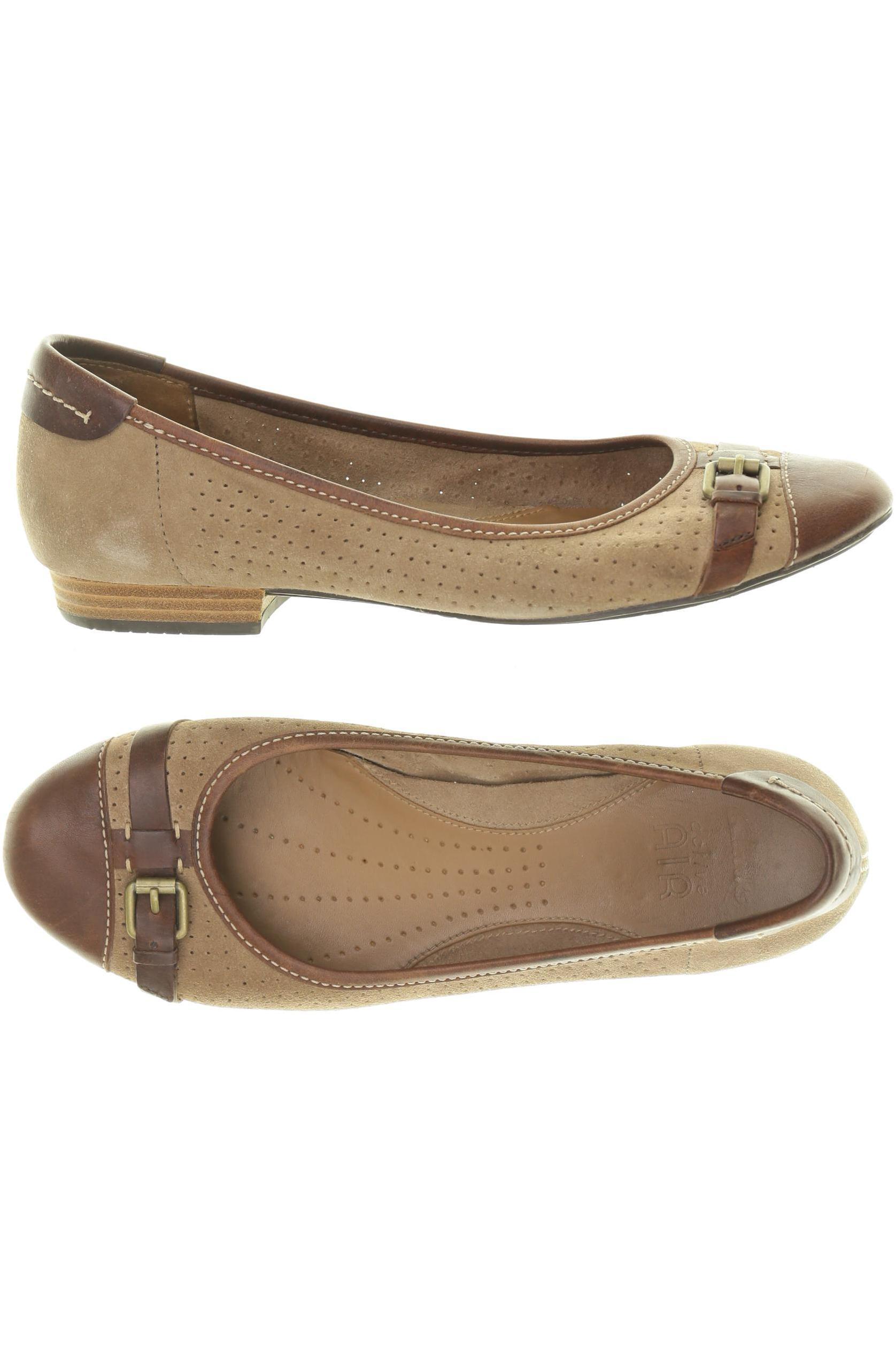 

Clarks Damen Ballerinas, braun, Gr. 6.5