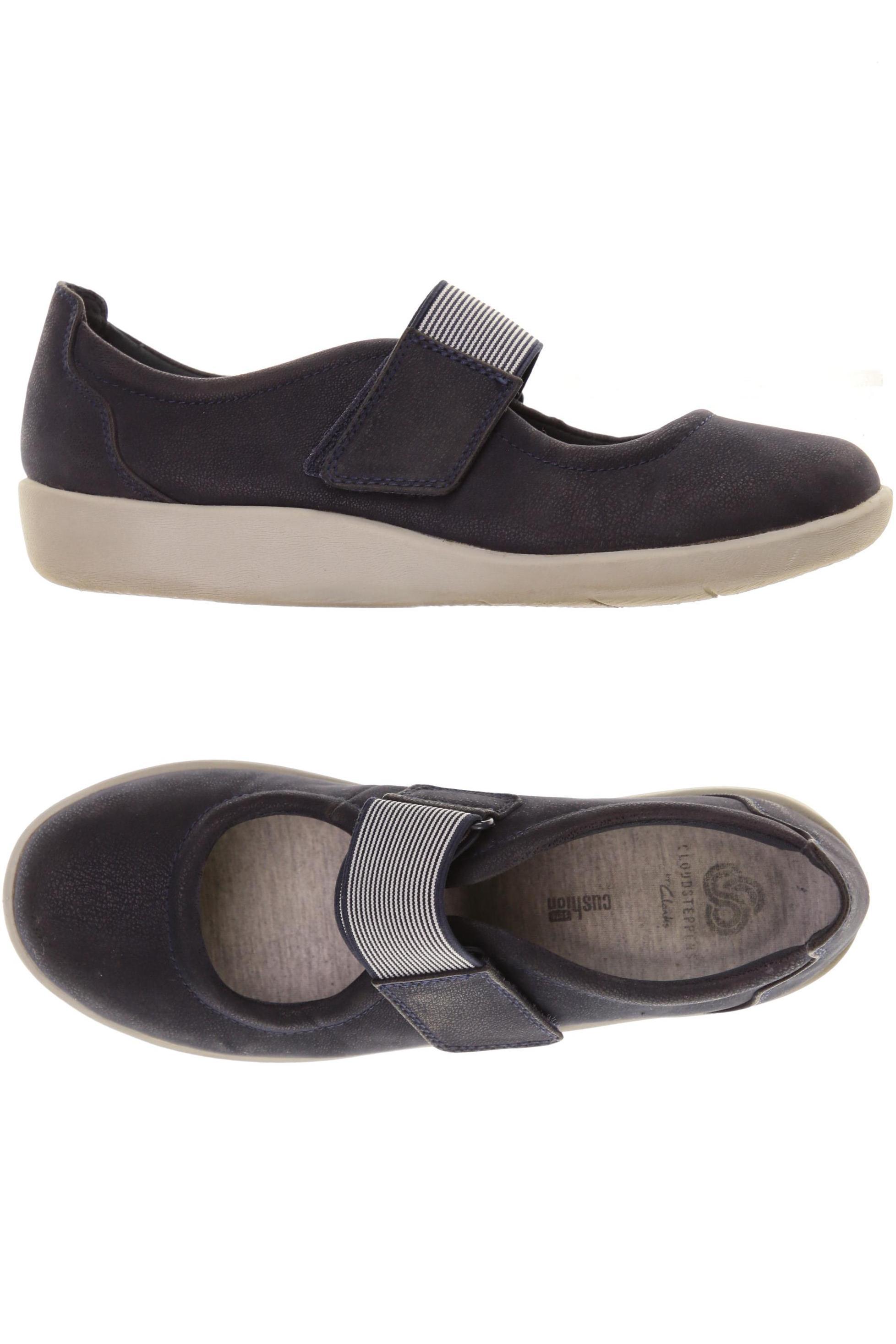 

Clarks Damen Ballerinas, blau, Gr. 38
