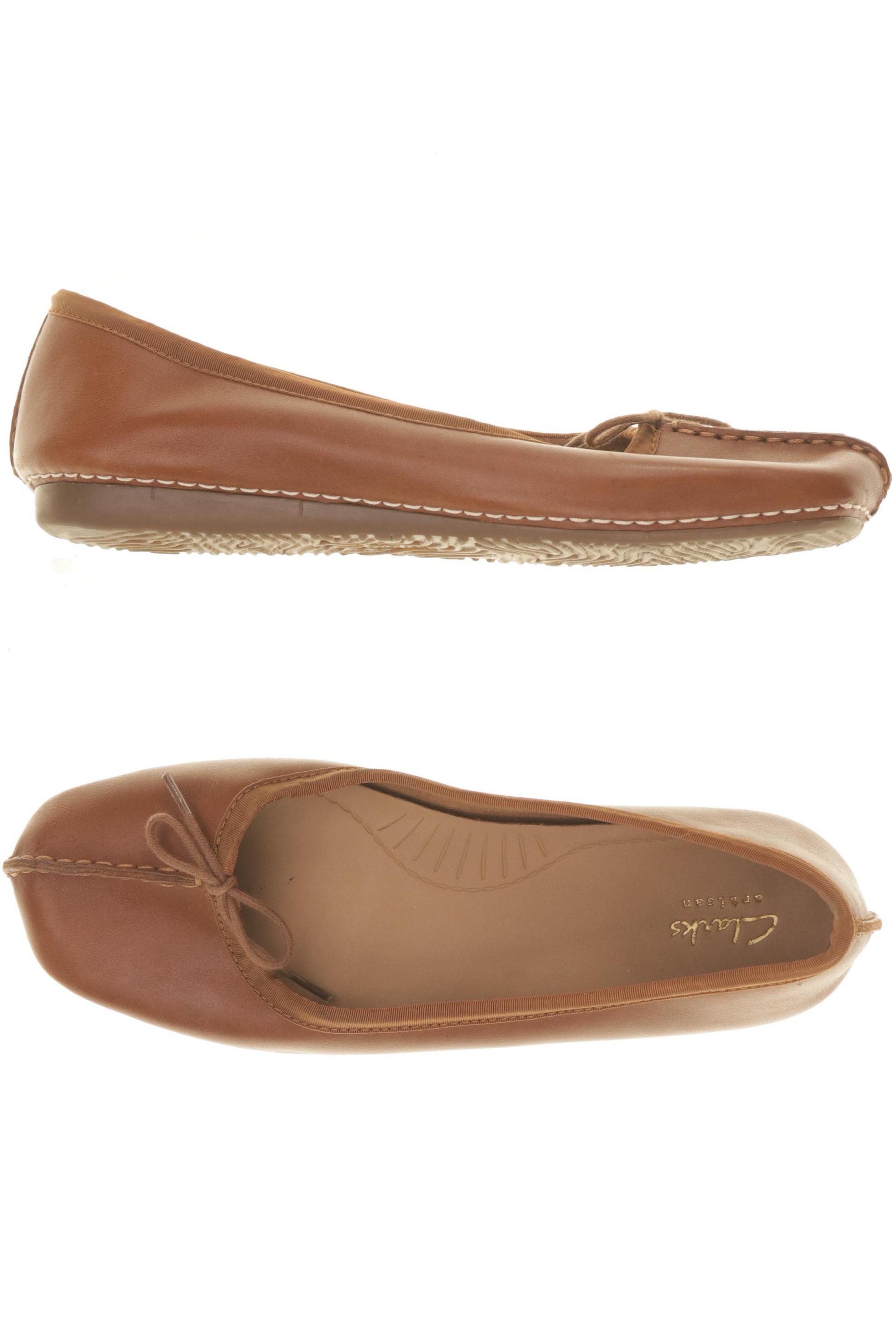 

Clarks Damen Ballerinas, braun, Gr. 39.5