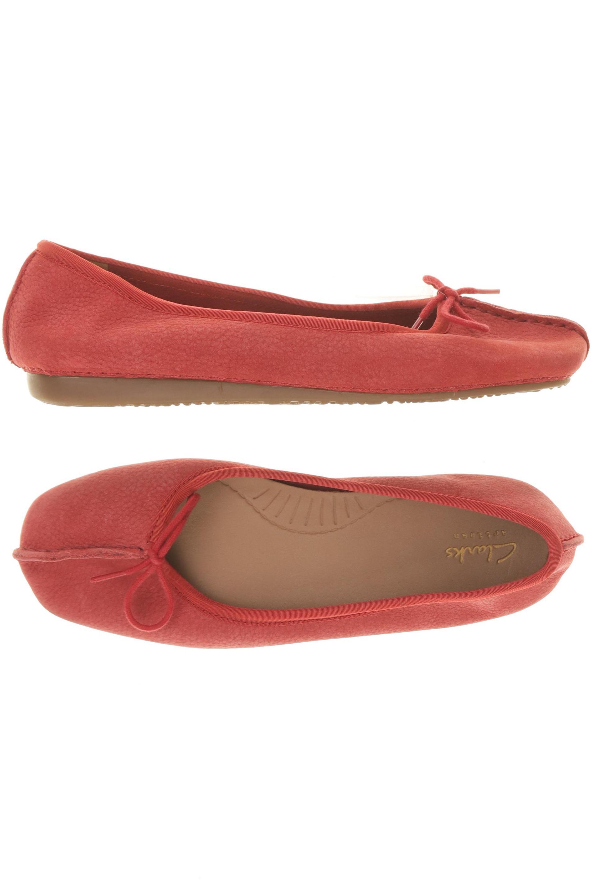 

Clarks Damen Ballerinas, rot, Gr. 38