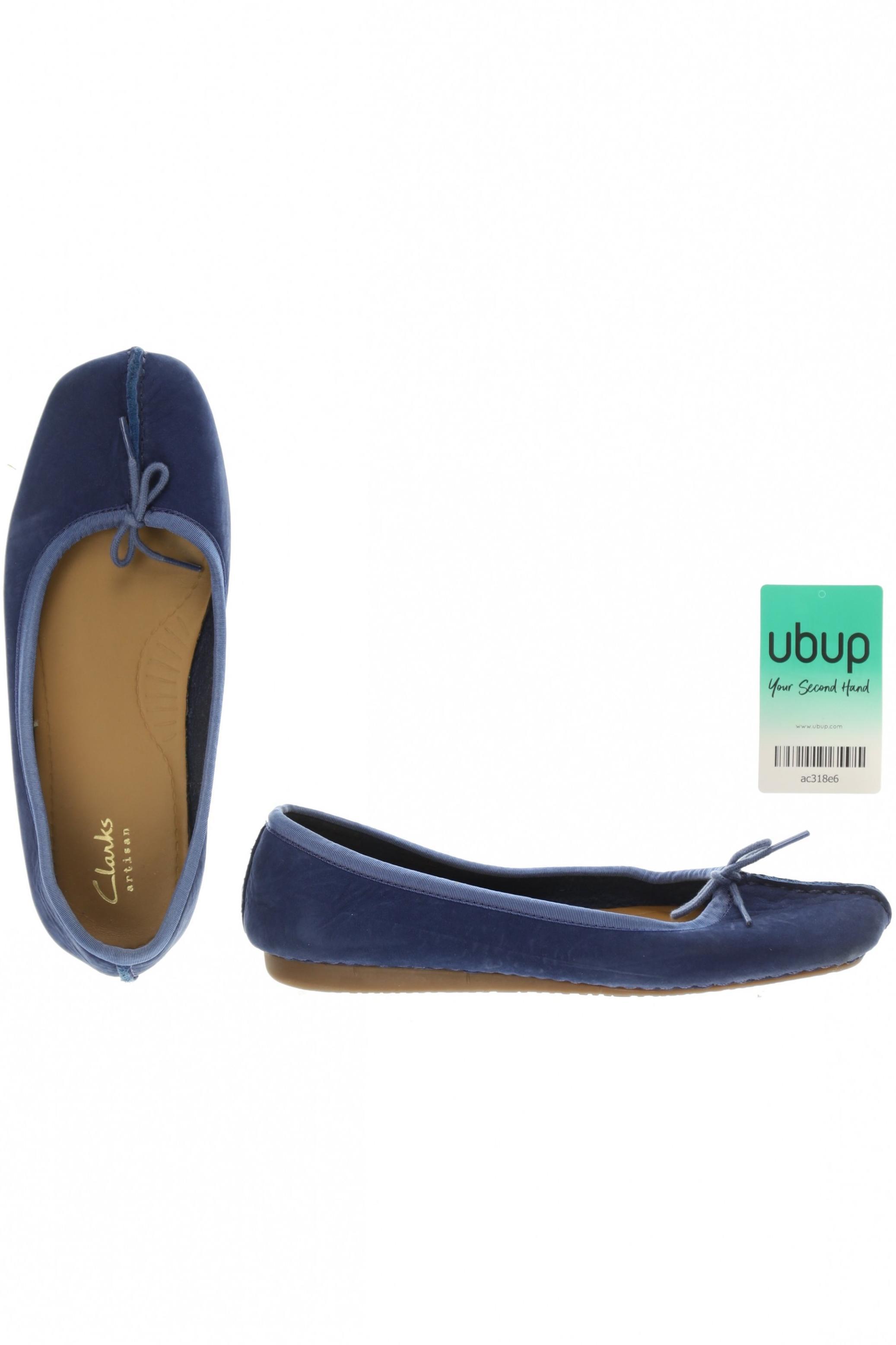 

Clarks Damen Ballerinas, blau, Gr. 36