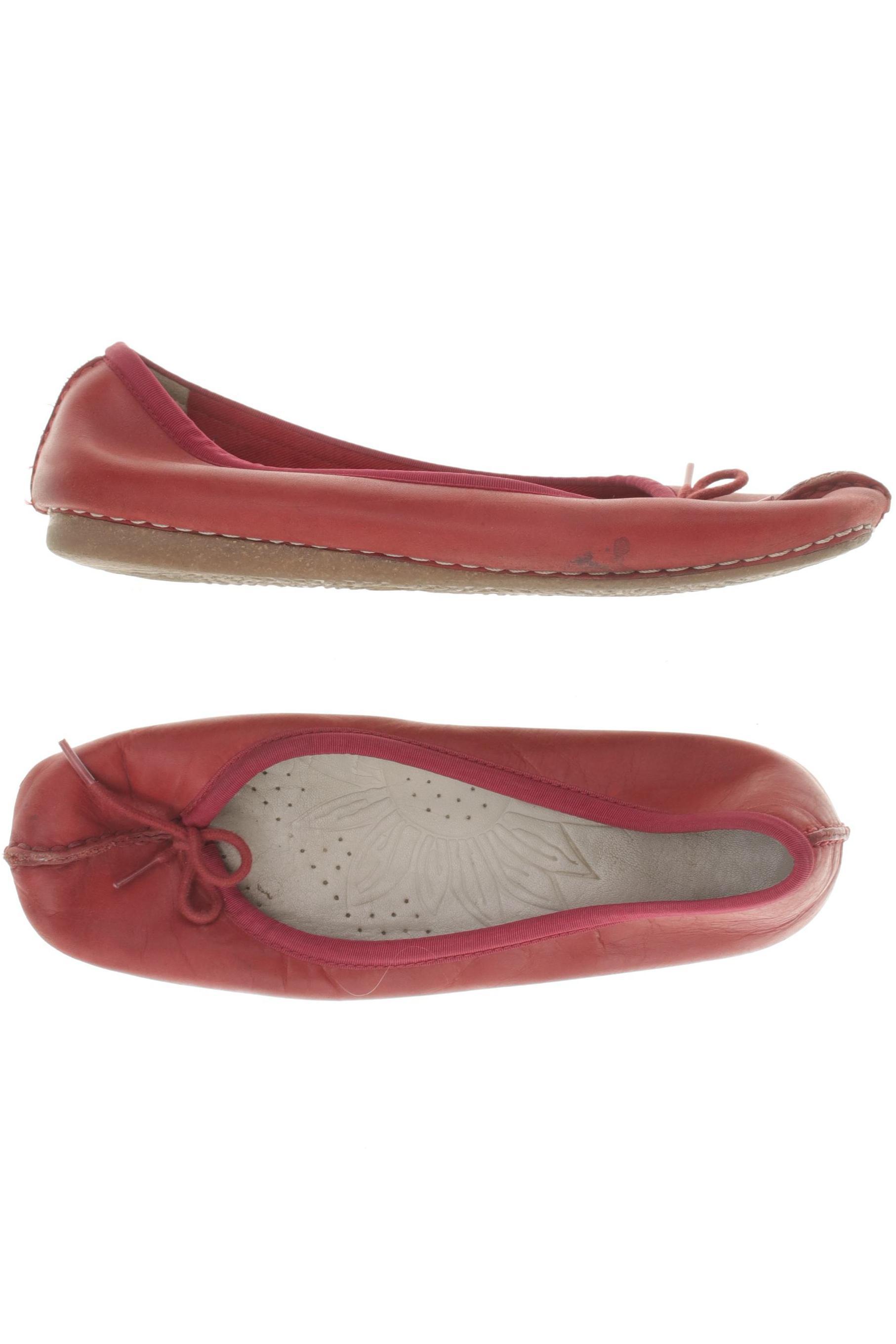 

Clarks Damen Ballerinas, rot, Gr. 5.5