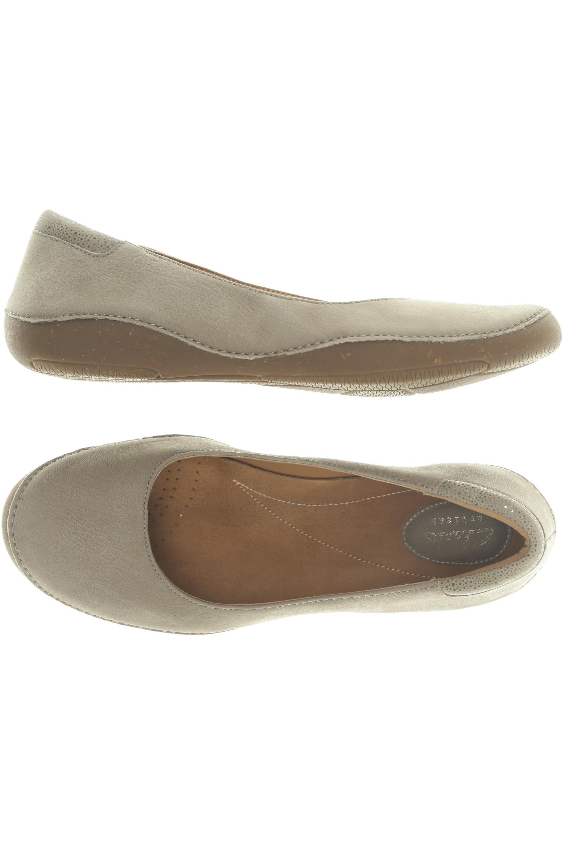 

Clarks Damen Ballerinas, grau, Gr. 39.5