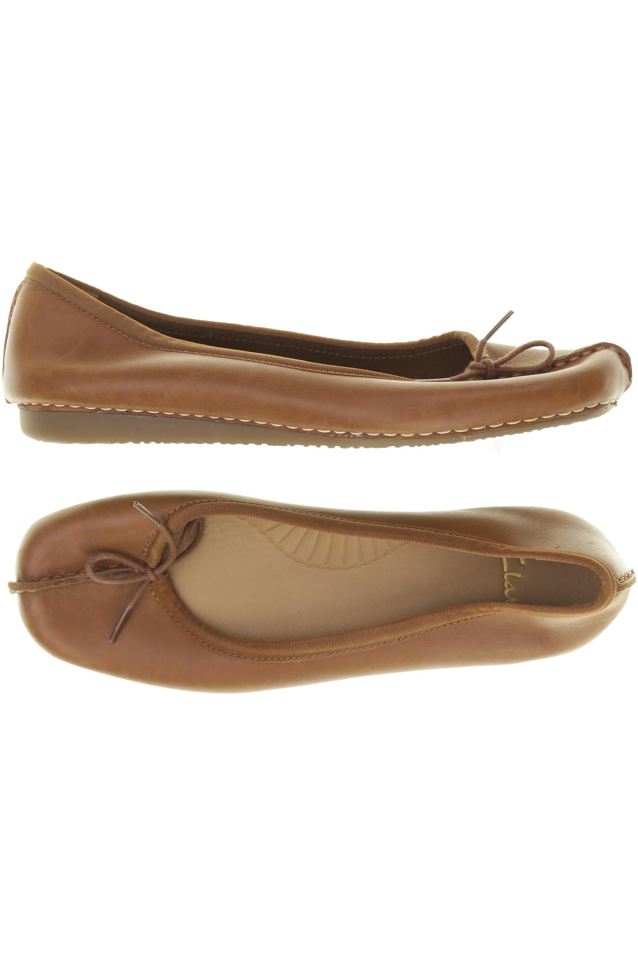 

Clarks Damen Ballerinas, braun, Gr. 5.5