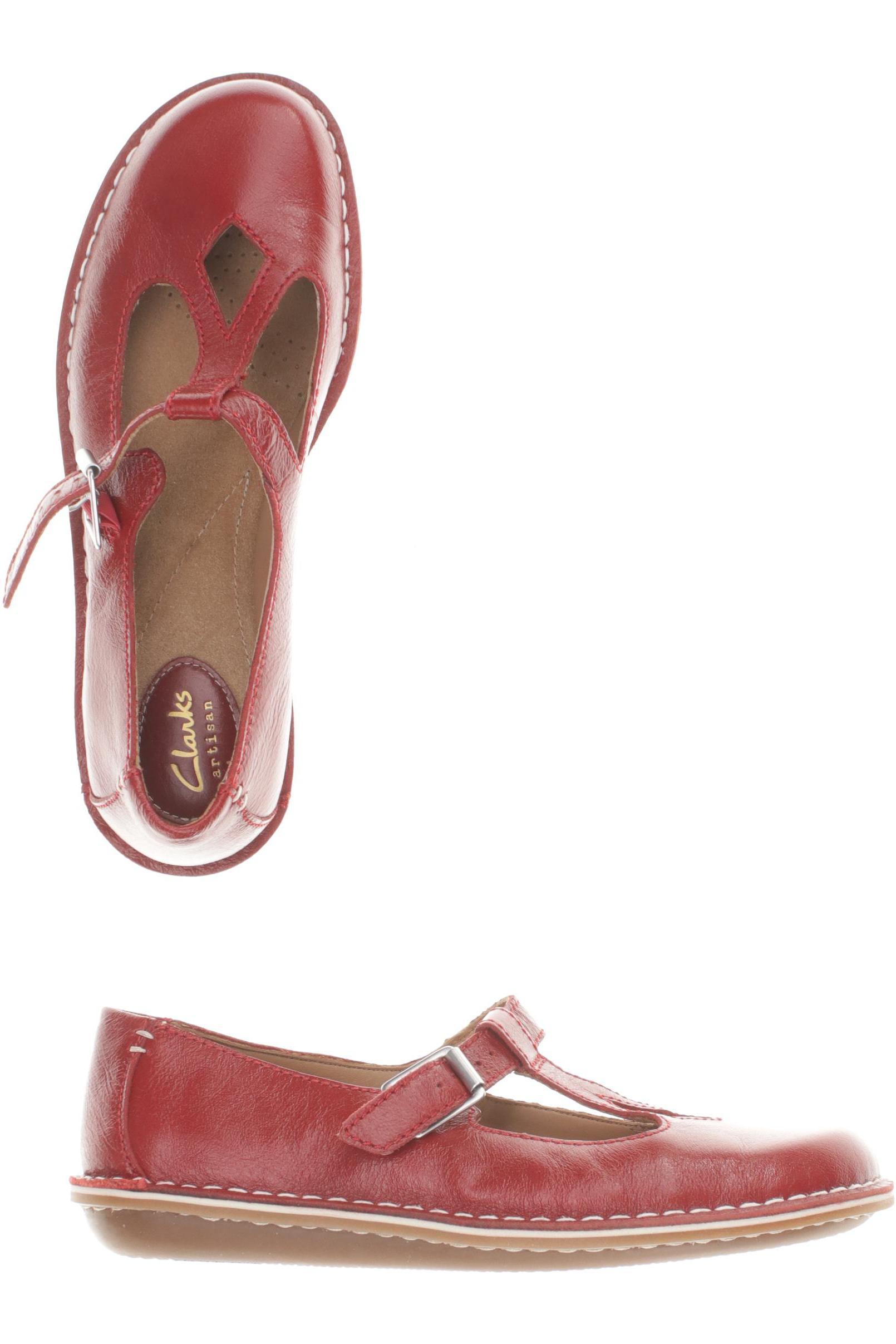 

Clarks Damen Ballerinas, rot, Gr. 38