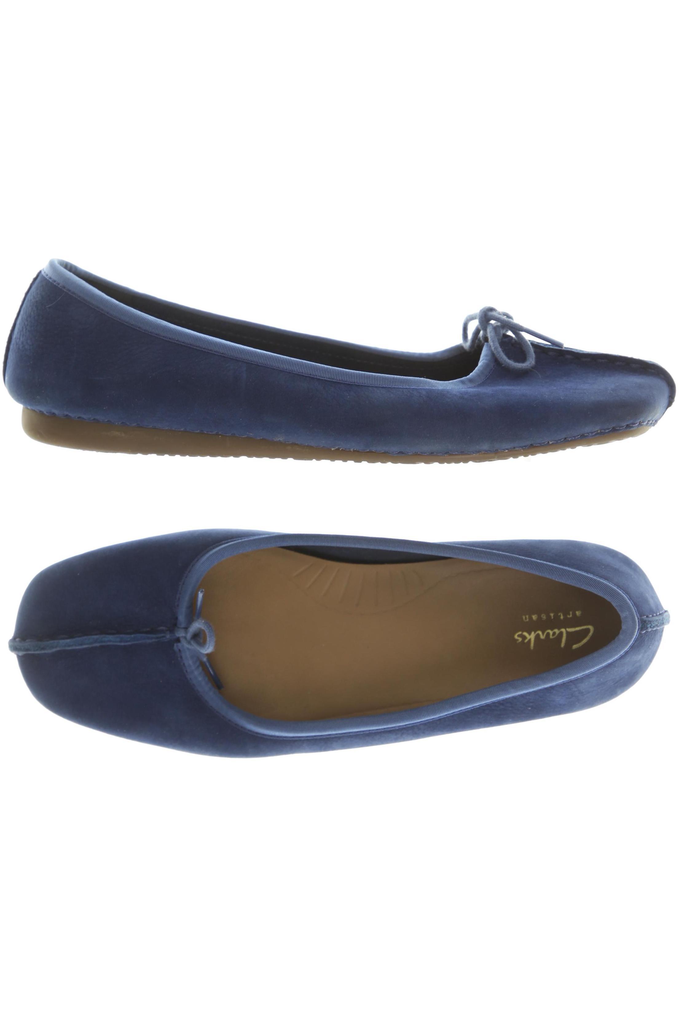 

Clarks Damen Ballerinas, blau, Gr. 40