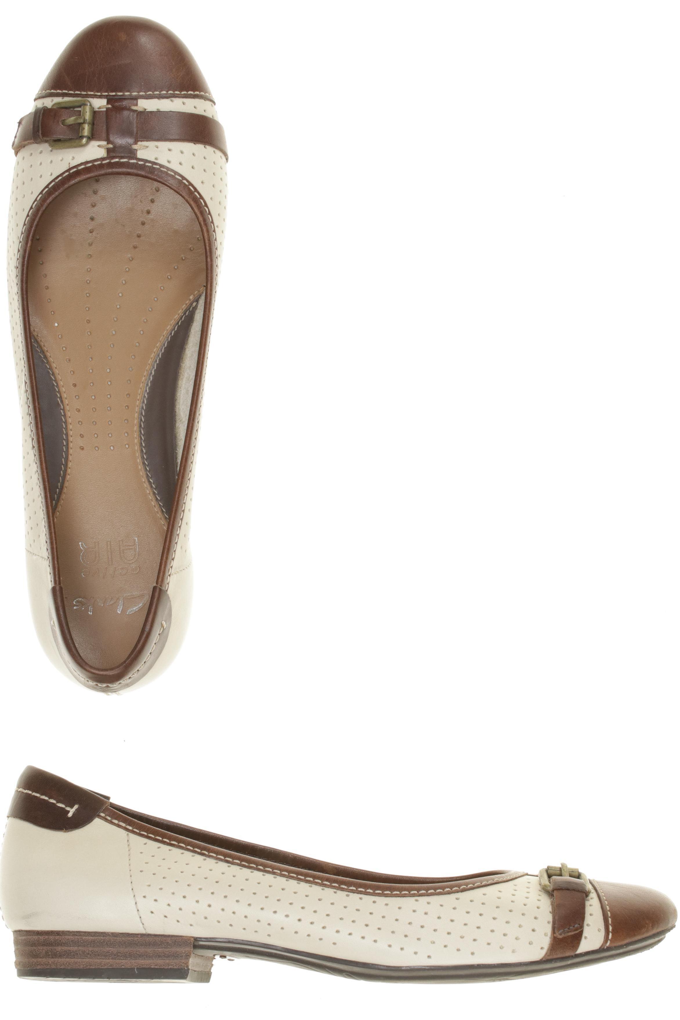 

Clarks Damen Ballerinas, beige, Gr. 7