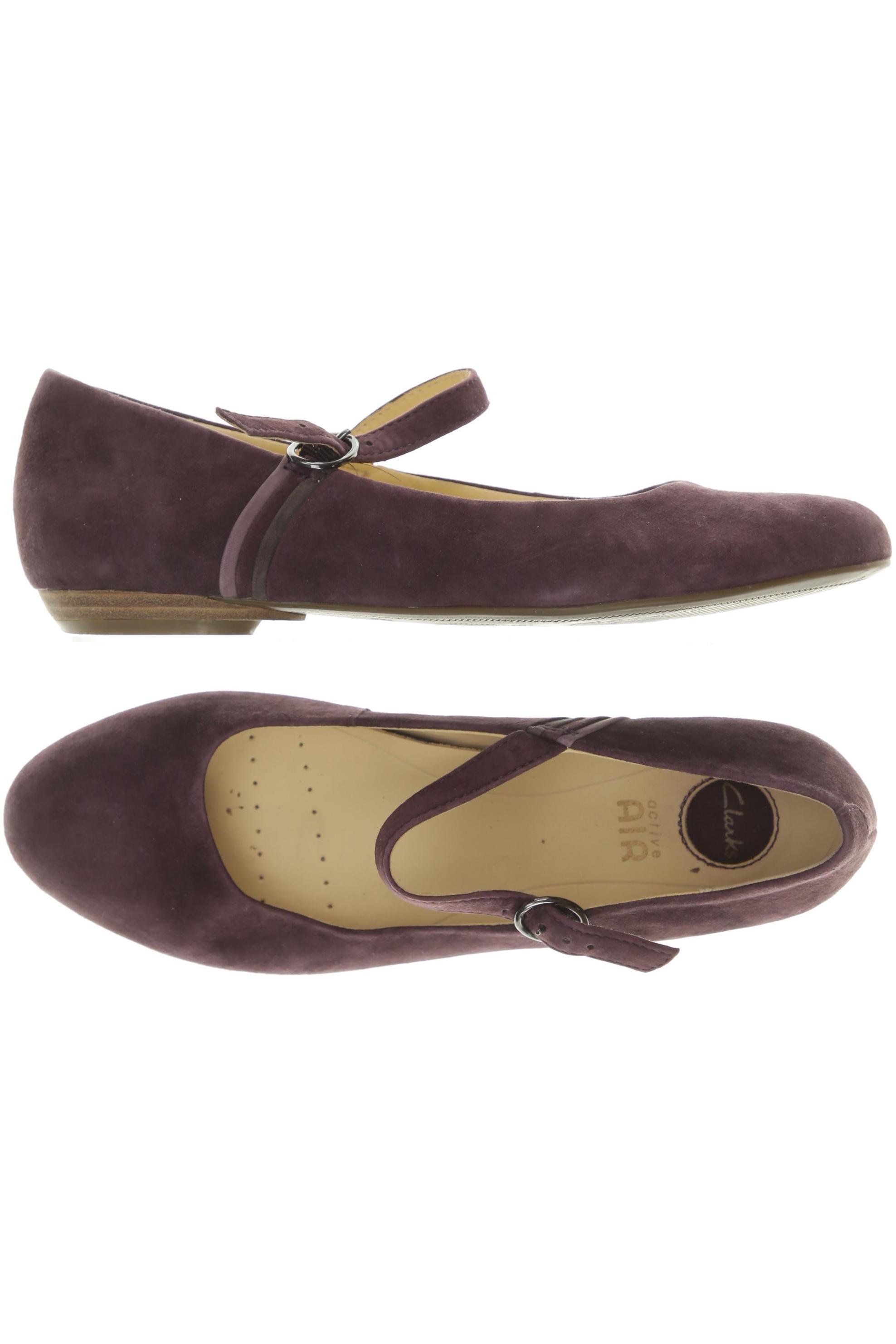 

Clarks Damen Ballerinas, lila, Gr. 6