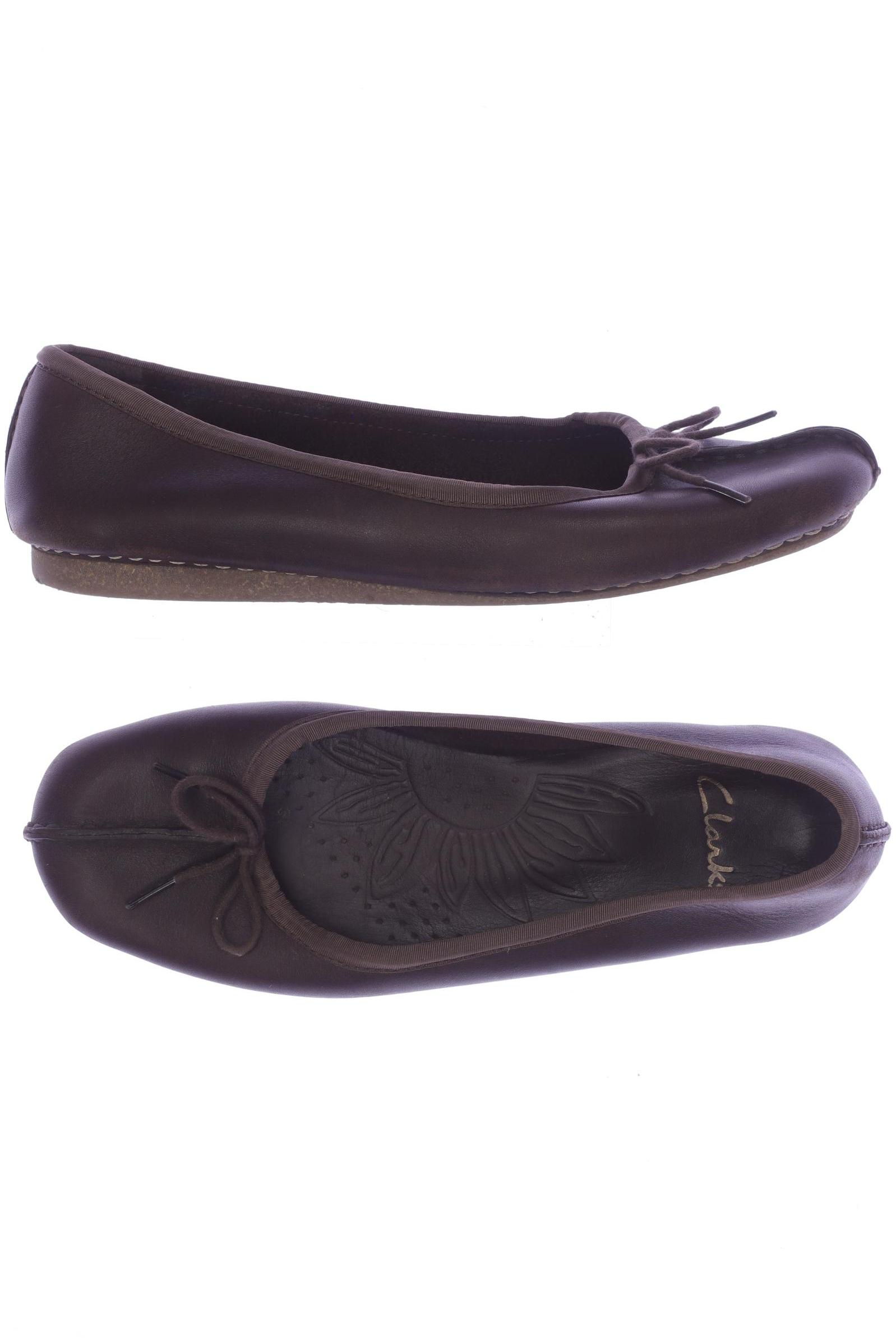 

Clarks Damen Ballerinas, braun, Gr. 5.5