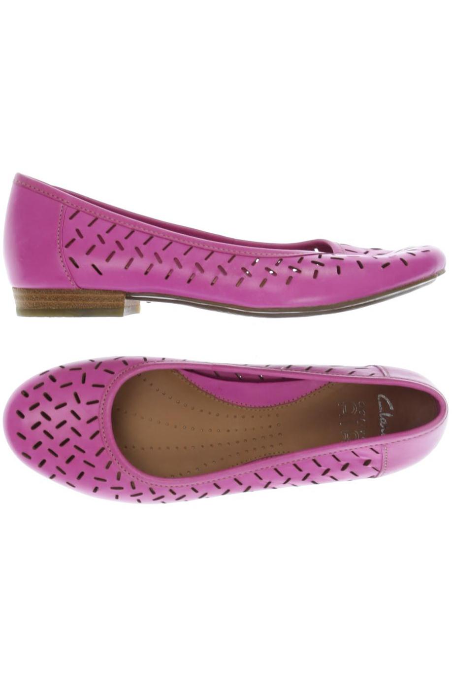 

Clarks Damen Ballerinas, pink, Gr. 4
