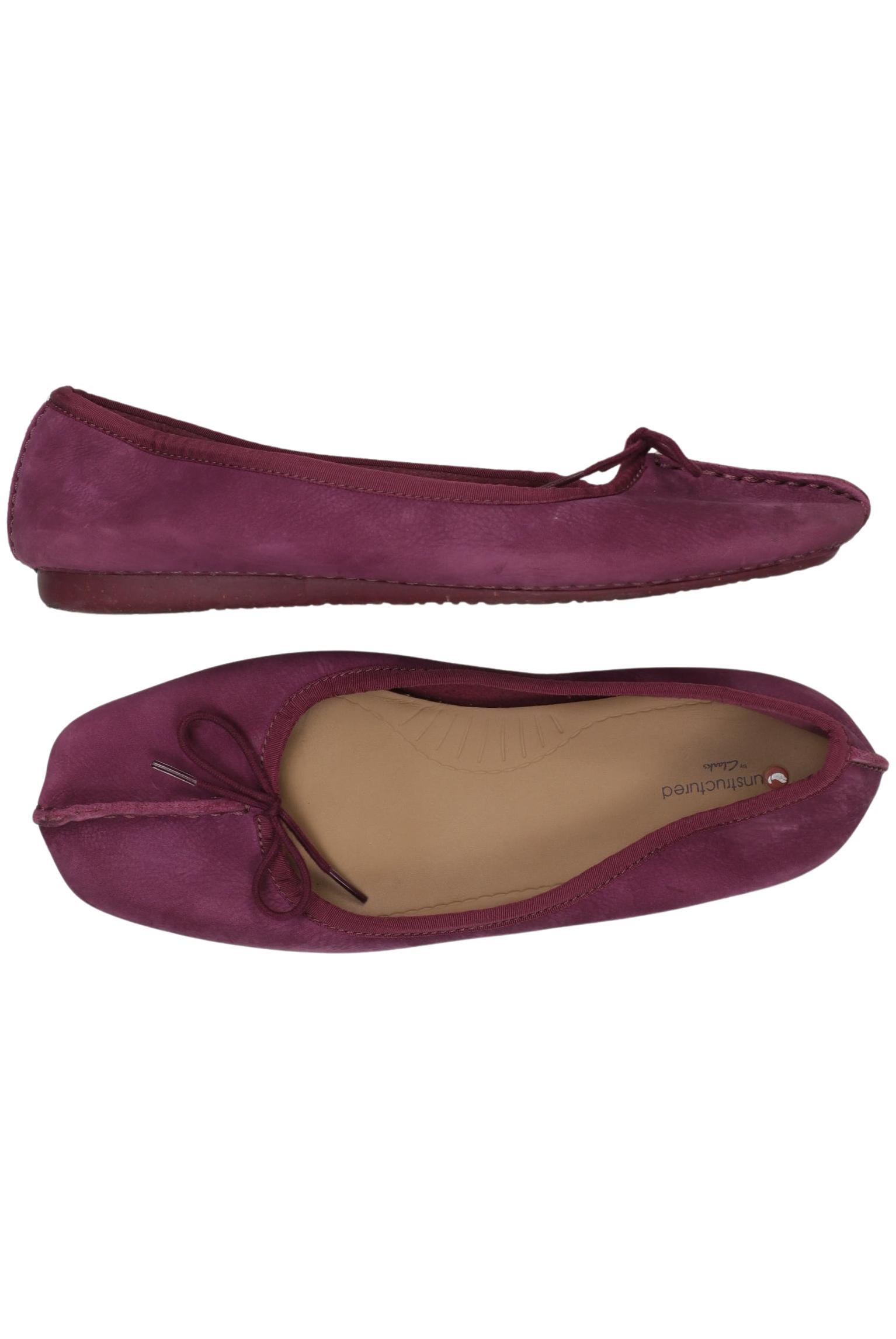 

Clarks Damen Ballerinas, bordeaux, Gr. 40