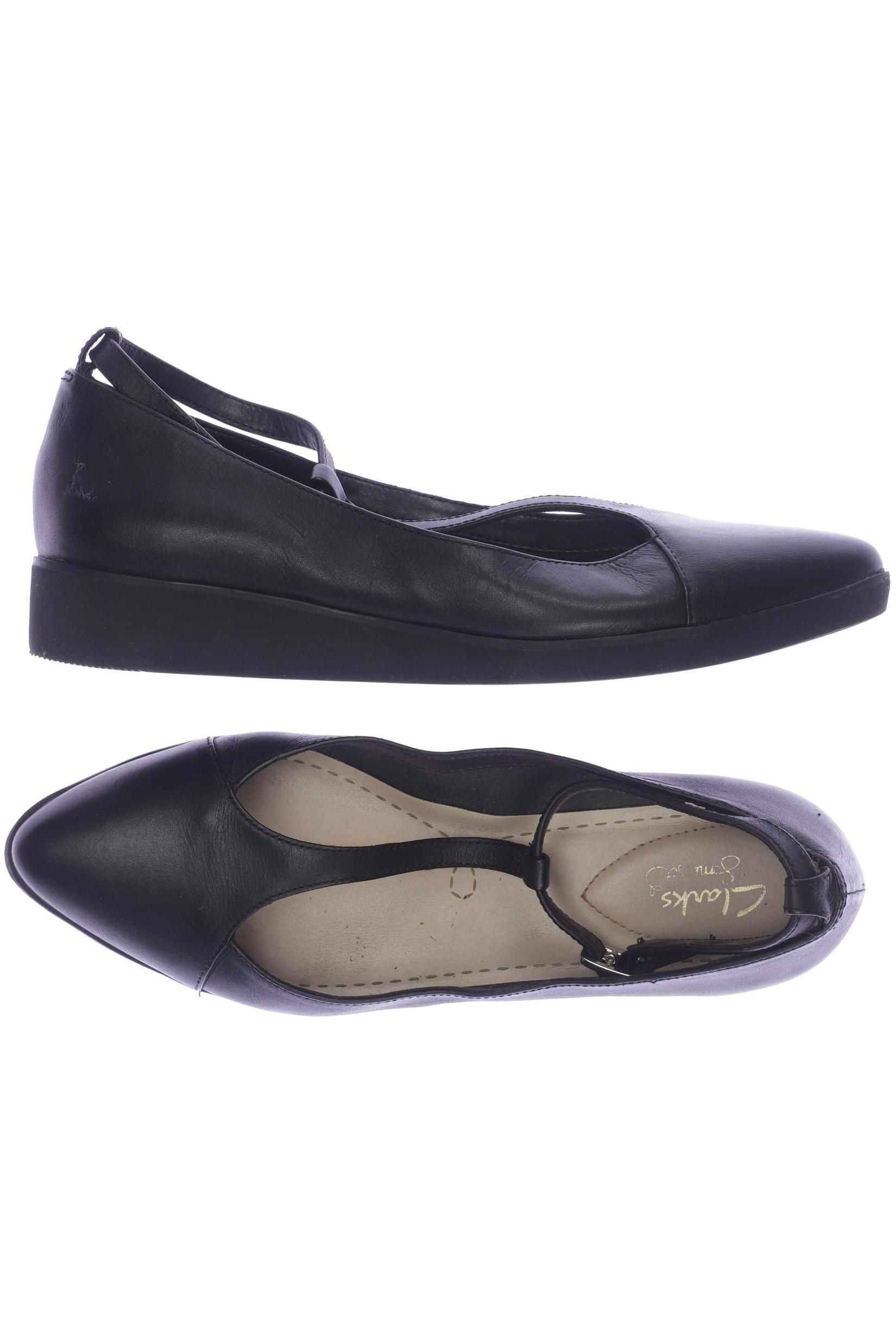 

Clarks Damen Ballerinas, schwarz, Gr. 39