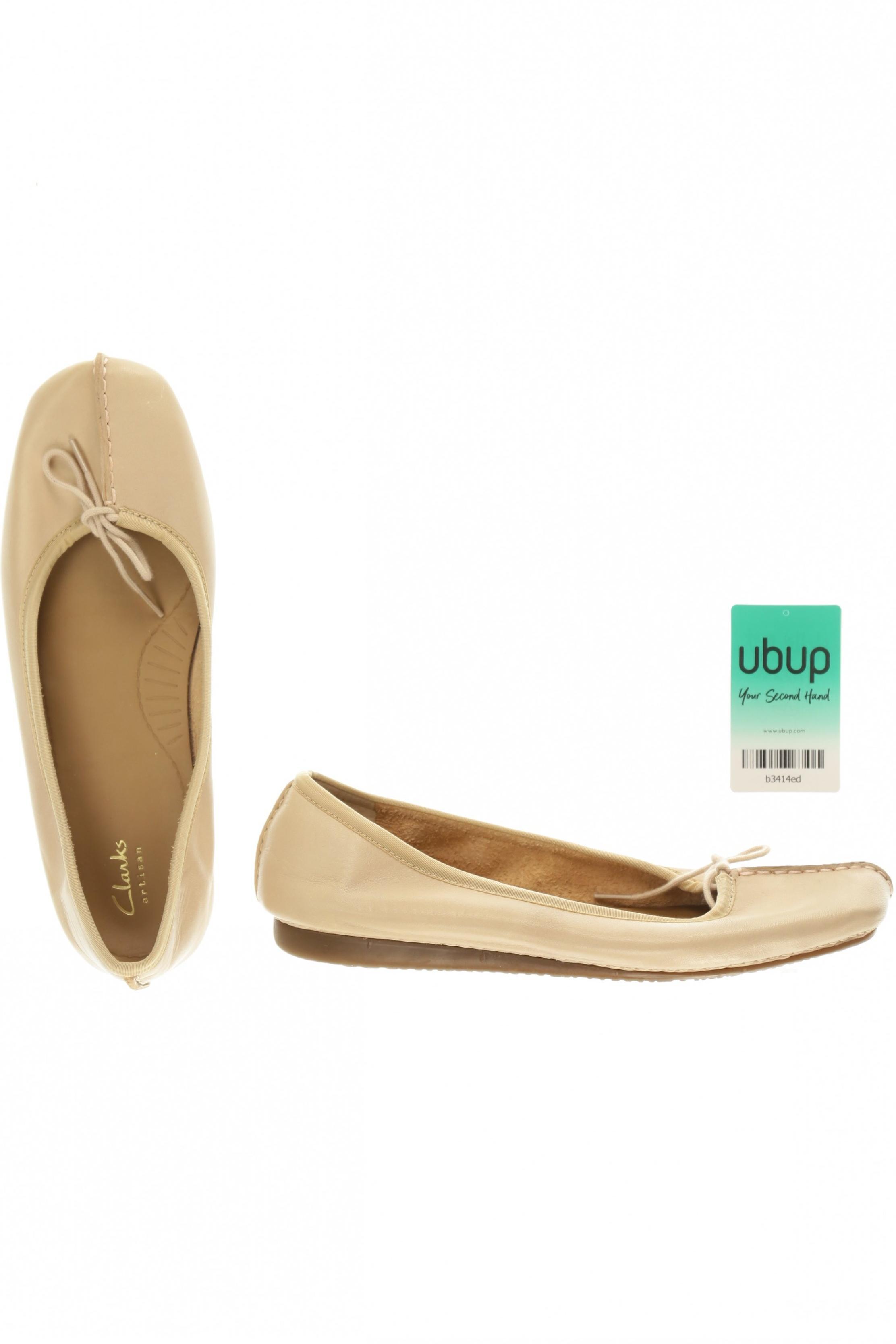 

Clarks Damen Ballerinas, beige, Gr. 41