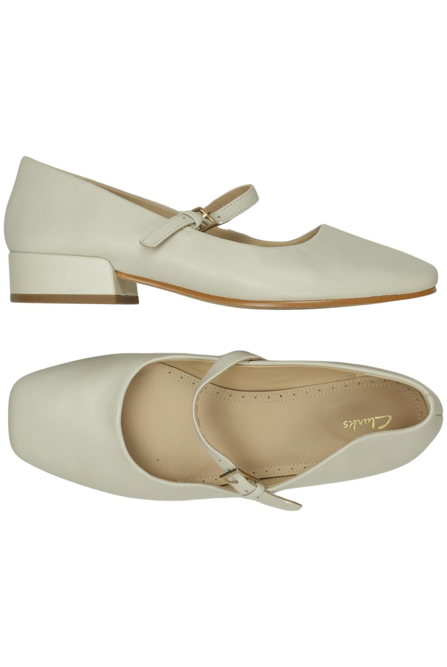 

Clarks Damen Ballerinas, cremeweiß, Gr. 39
