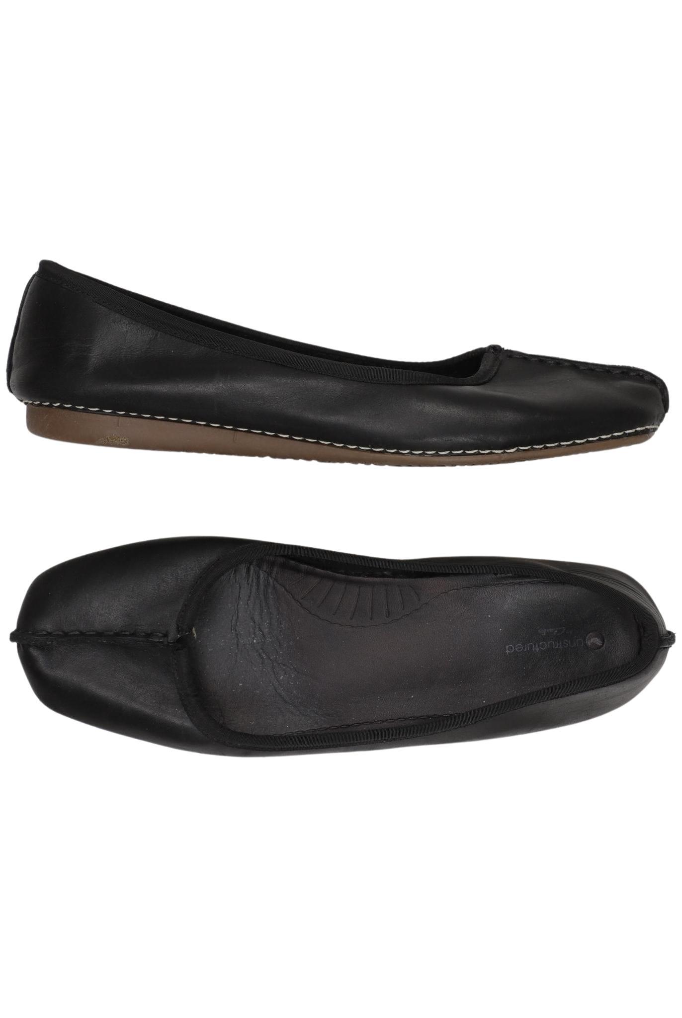 

Clarks Damen Ballerinas, schwarz, Gr. 41.5
