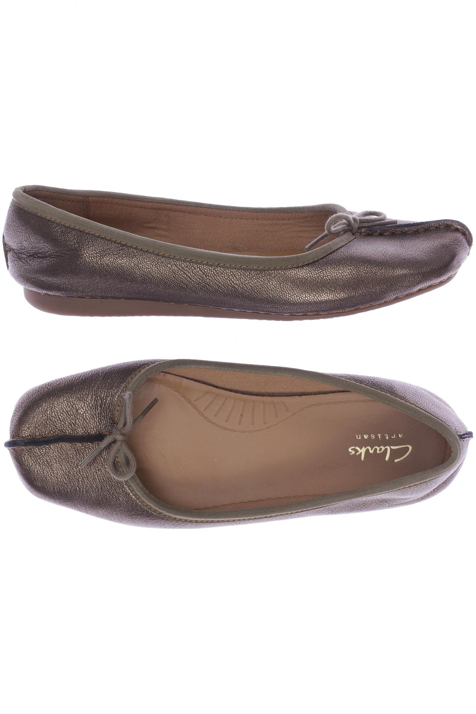 

Clarks Damen Ballerinas, braun, Gr. 37