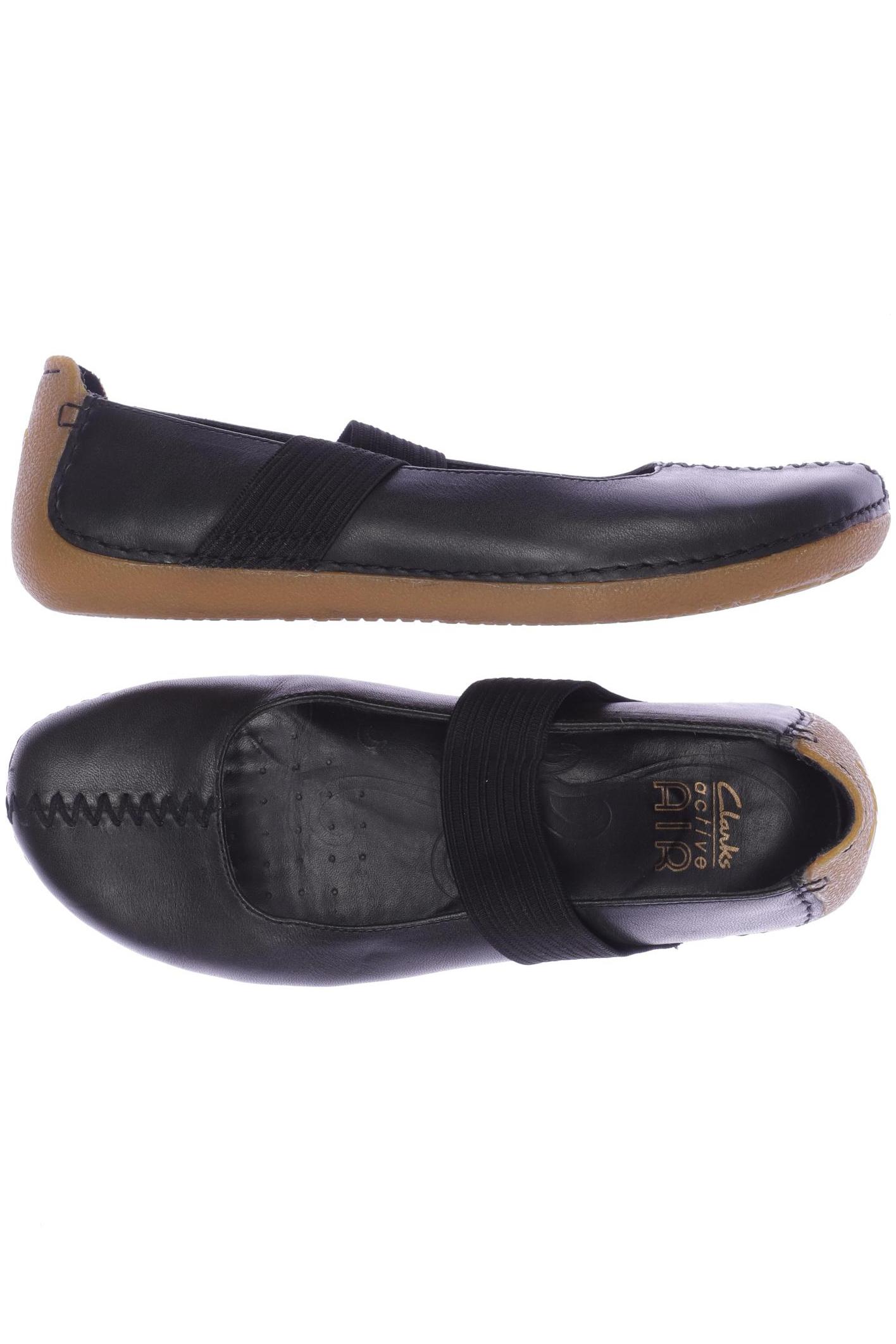 

Clarks Damen Ballerinas, schwarz, Gr. 5
