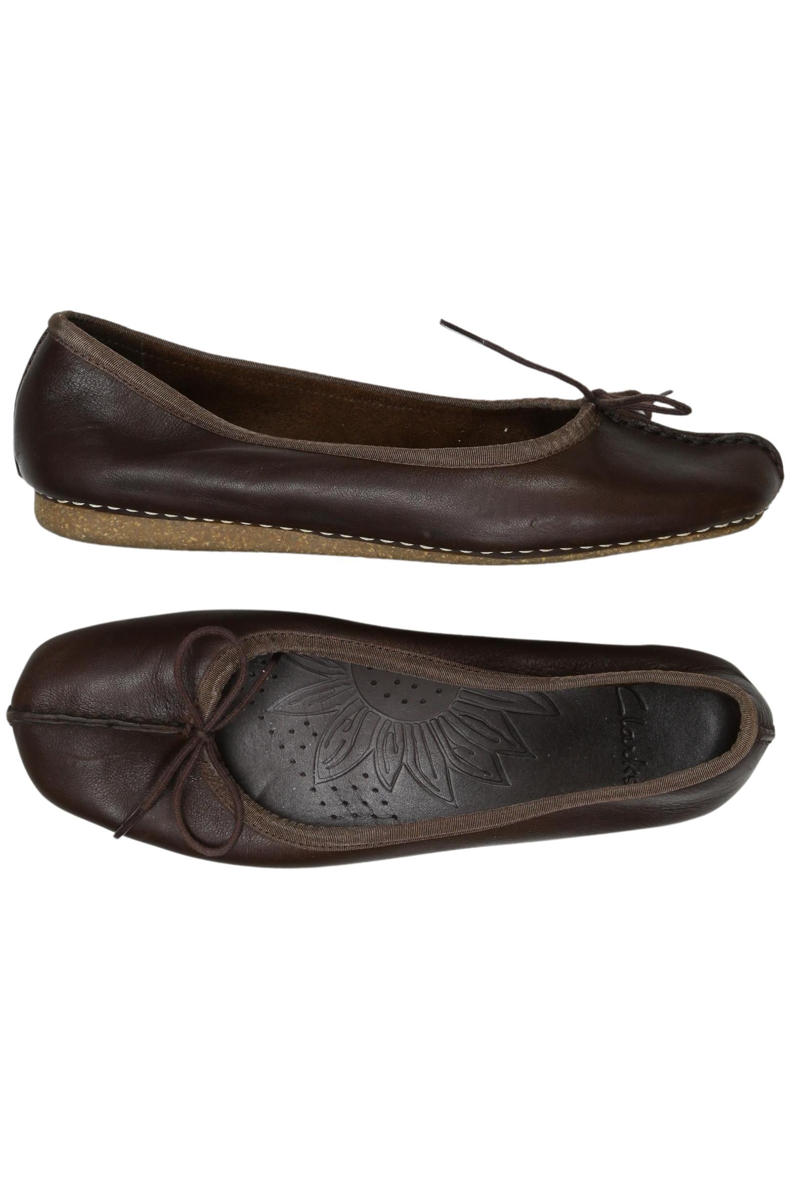 

Clarks Damen Ballerinas, braun, Gr. 7