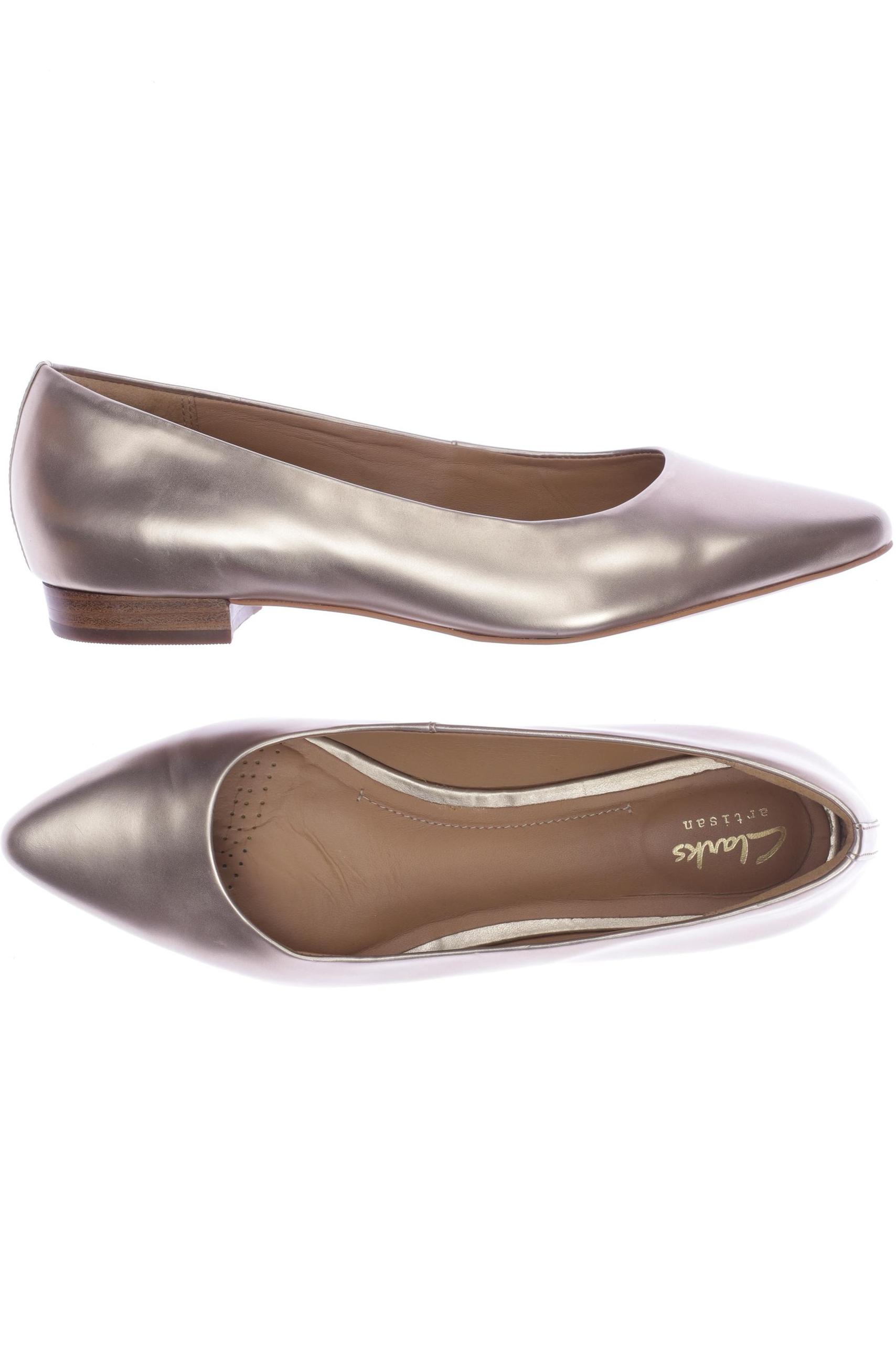 

Clarks Damen Ballerinas, gold, Gr. 37