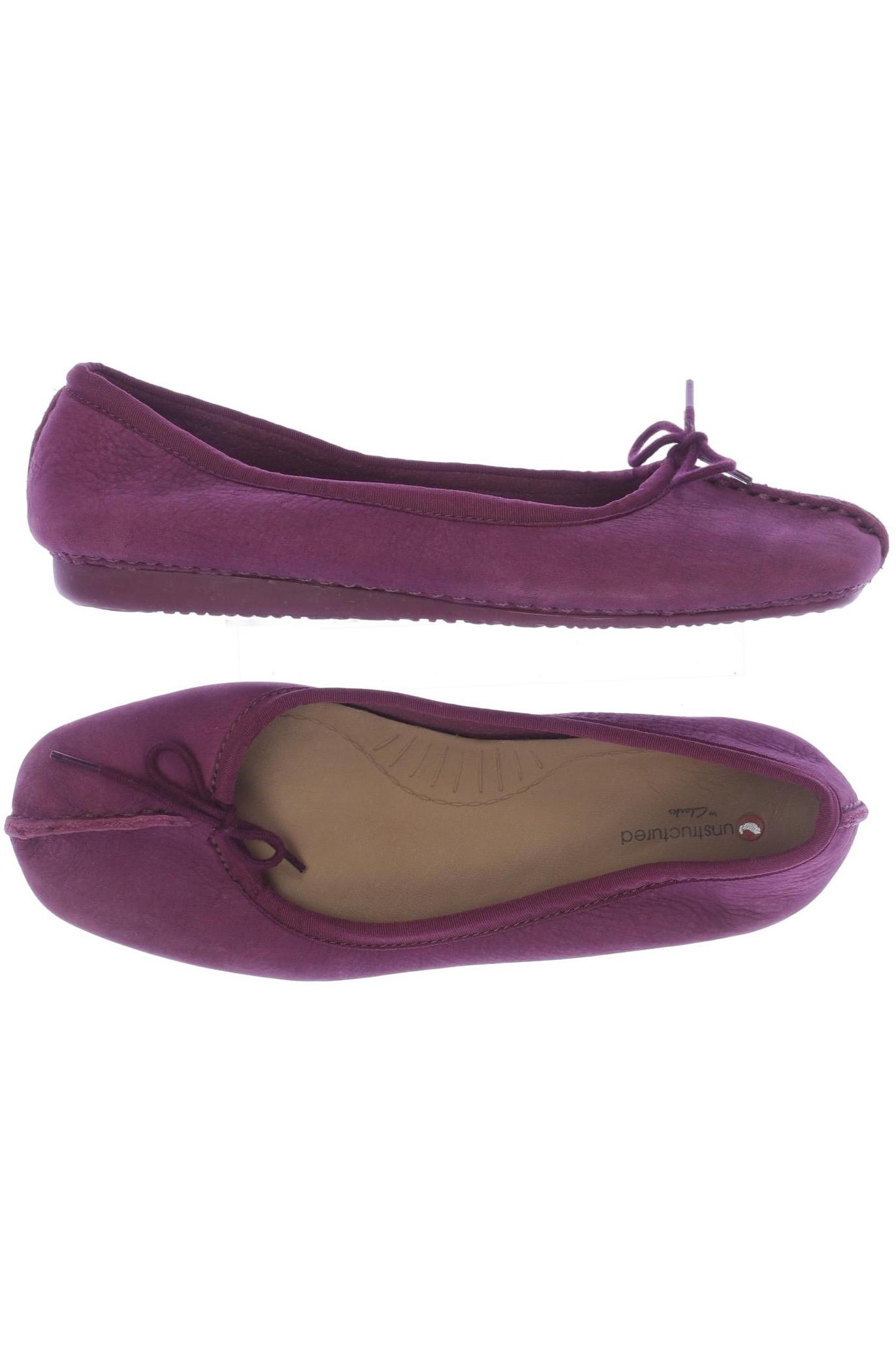 

Clarks Damen Ballerinas, bordeaux, Gr. 35.5