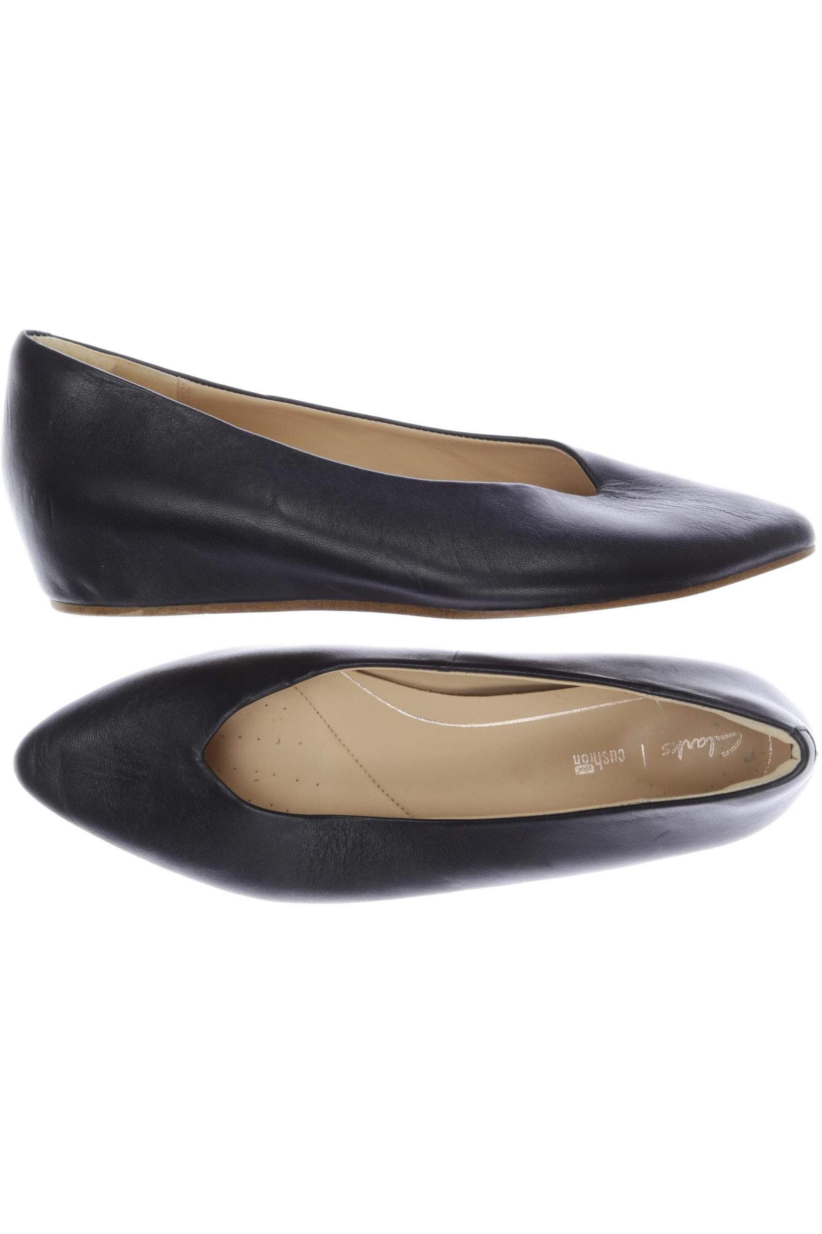 

Clarks Damen Ballerinas, schwarz, Gr. 42